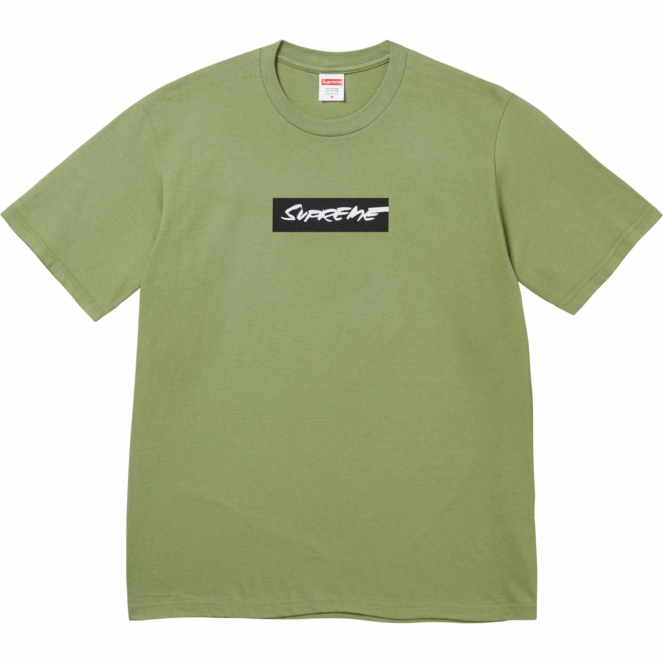 image of Futura Box Logo Tee in Moss, Men's (Size XL)