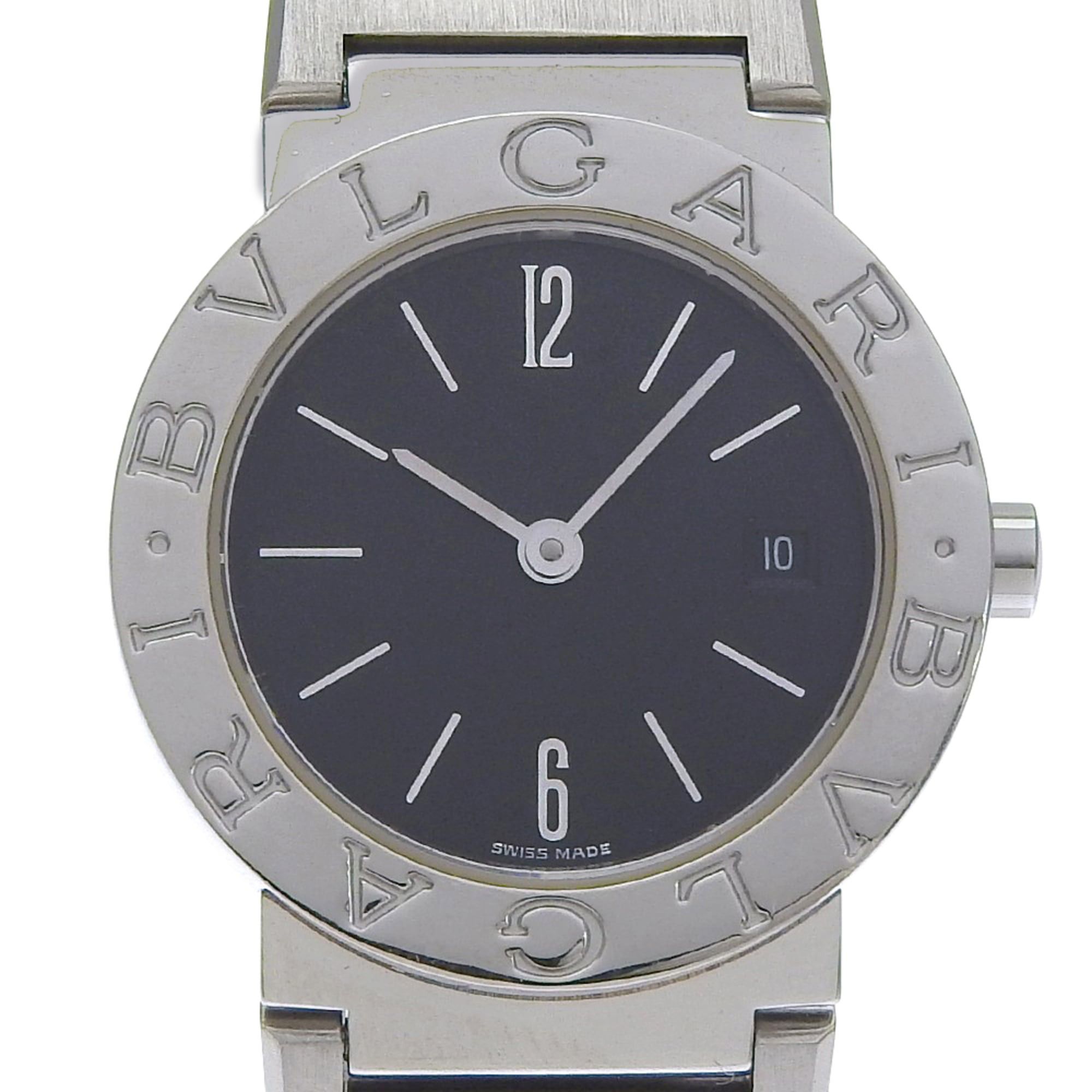 Bvlgari Bvlgari Watch BB26SS Stainless Steel Quartz Analog Display Black Dial Women's Size ONE SIZE - 1 Thumbnail