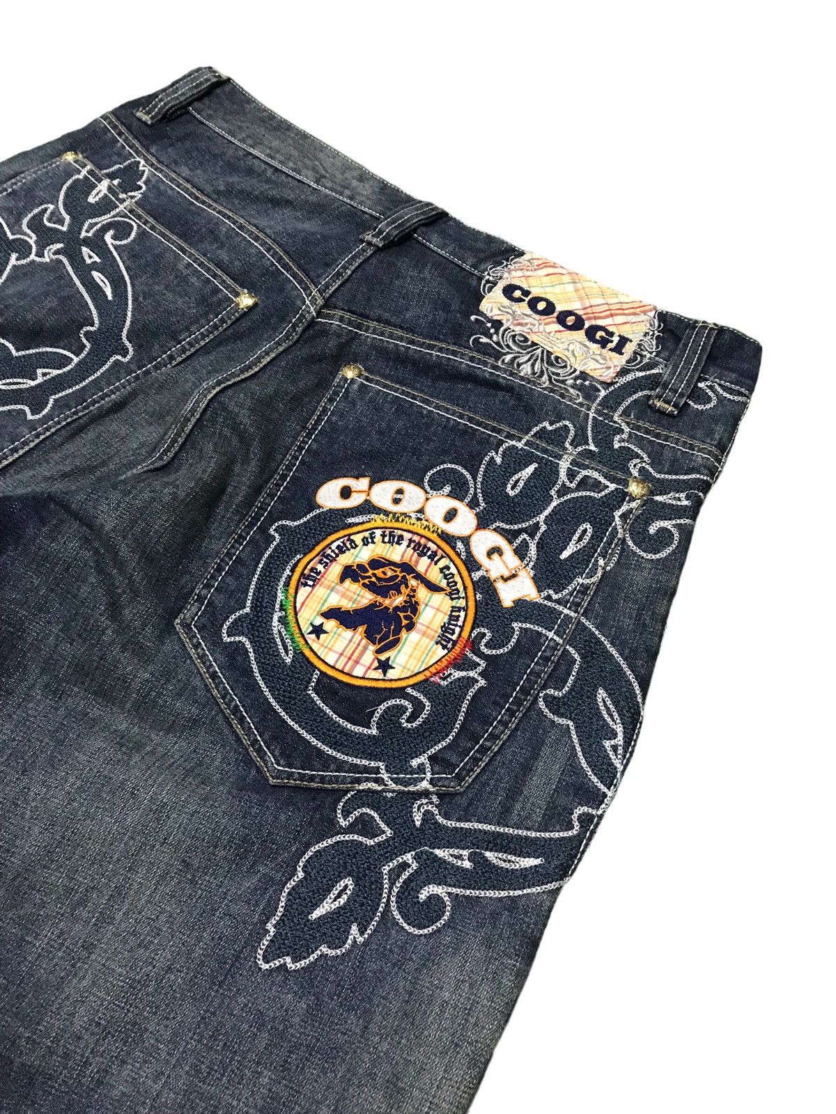 Affliction 🔥🔥Crazy Rare Affliction Style Coogi Y2K Embroidery Jeans Size US 38 / EU 54 - 14 Thumbnail