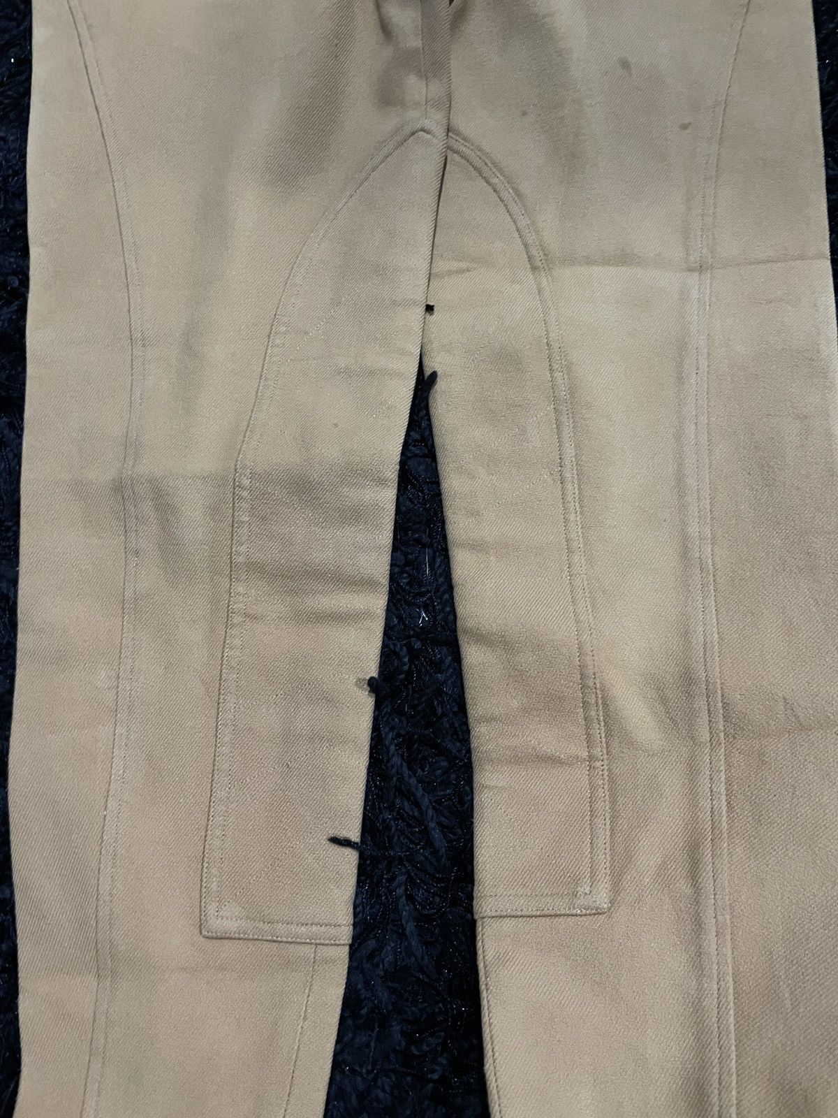 Designer × Hermes × Vintage HERMES- PARIS Equestrian Windowpane Riding Jodphur Pants Size 28" / US 6 / IT 42 - 11 Thumbnail