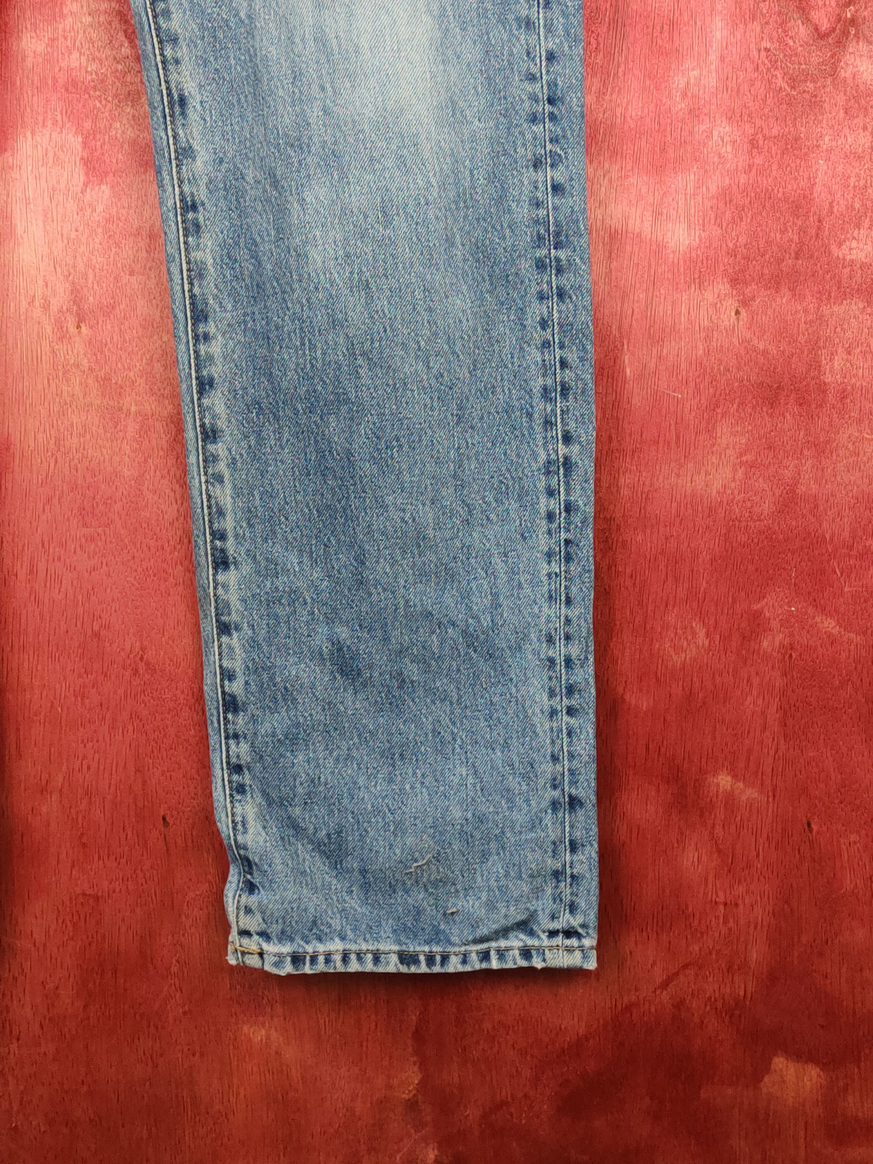 Japanese Brand Uniqlo Blue Faded Distressed Ripped Jeans #S1661 Size US 34 / EU 50 - 6 Thumbnail