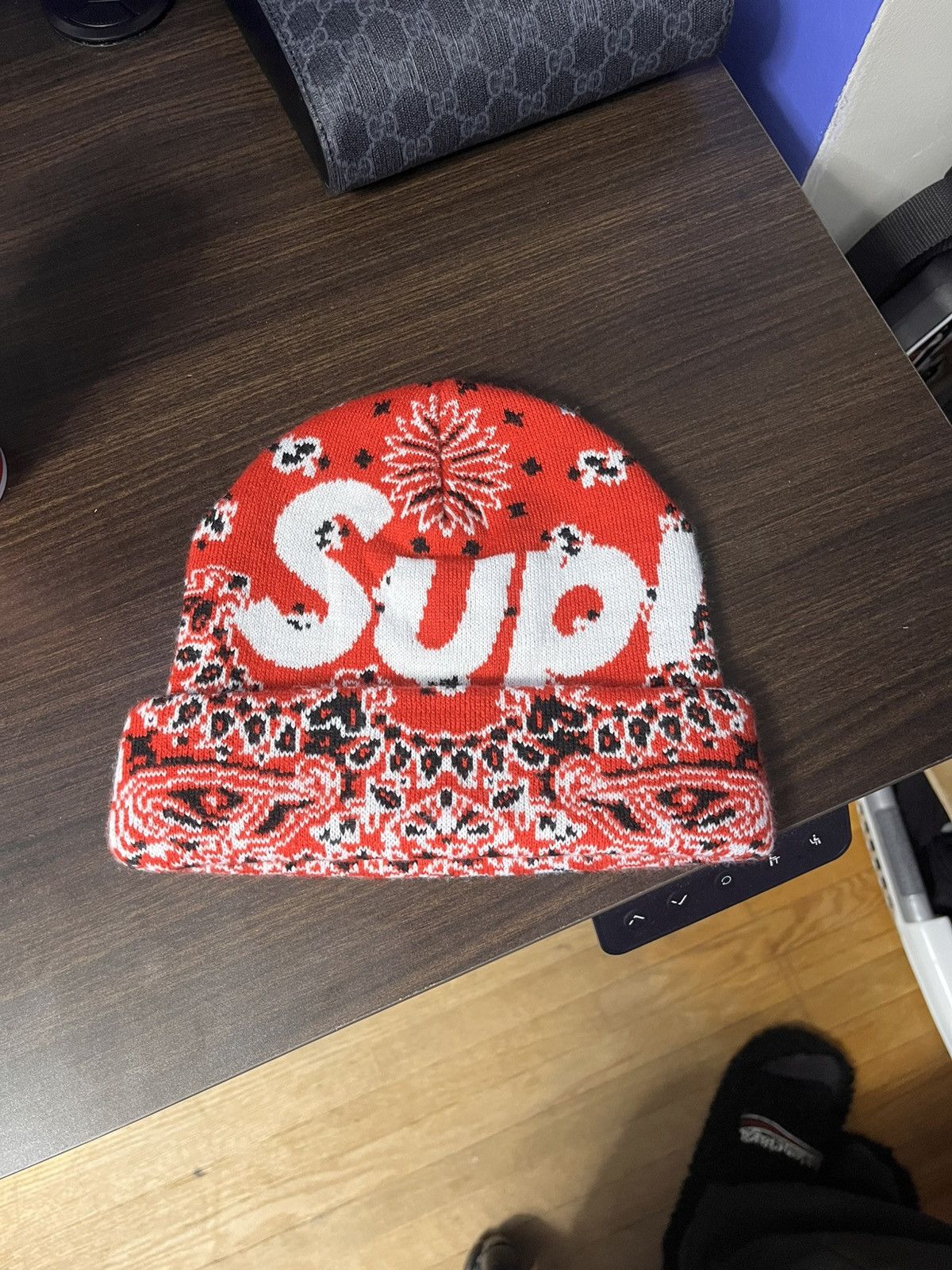 Supreme FW24 Bandana Logo Beanie