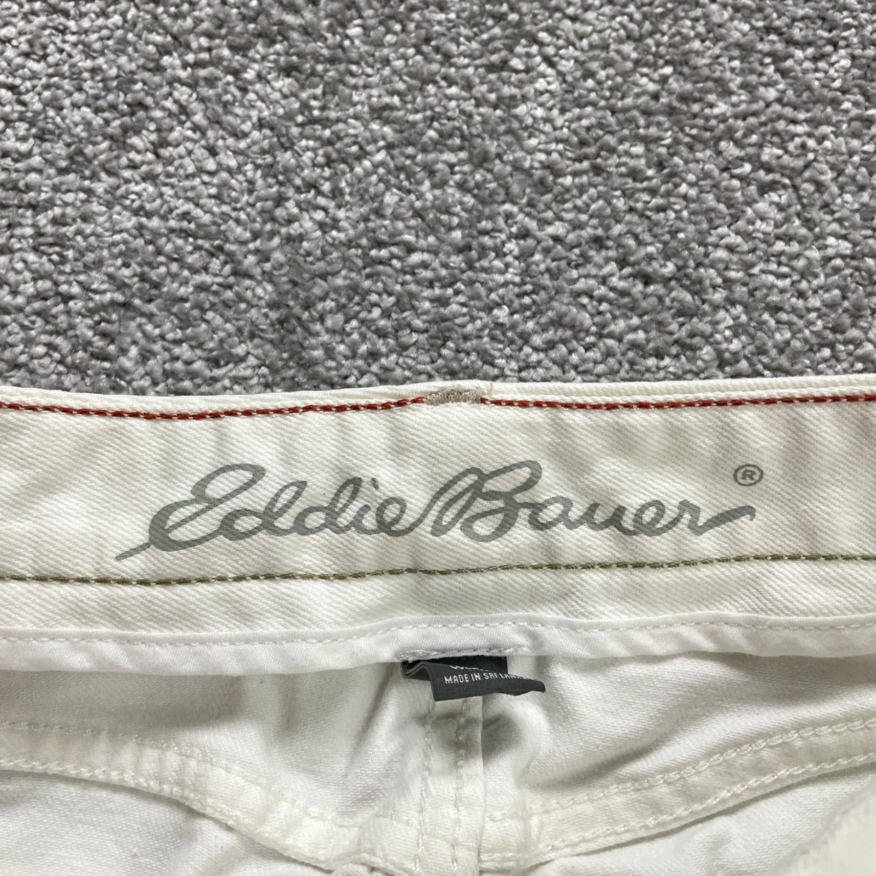 Eddie Bauer Eddie Bauer Denim Mini Skirt Womens 2 Short White Casual Cotton Spandex Pockets 90s Theme Mens? Wait Size 26" / US 2 / IT 38 - 5 Thumbnail