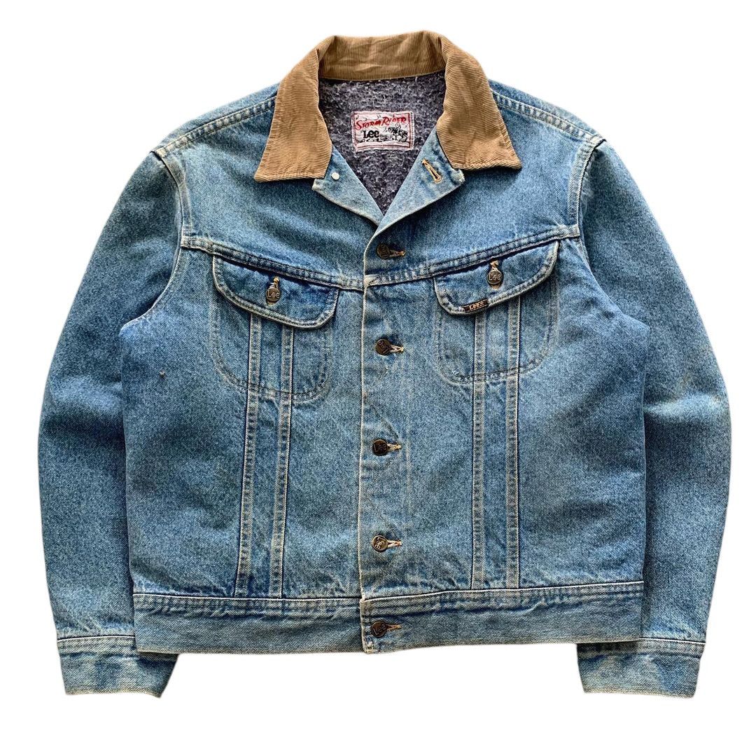 1970s Lee Storm Riders Blanket Lined Denim Jacket