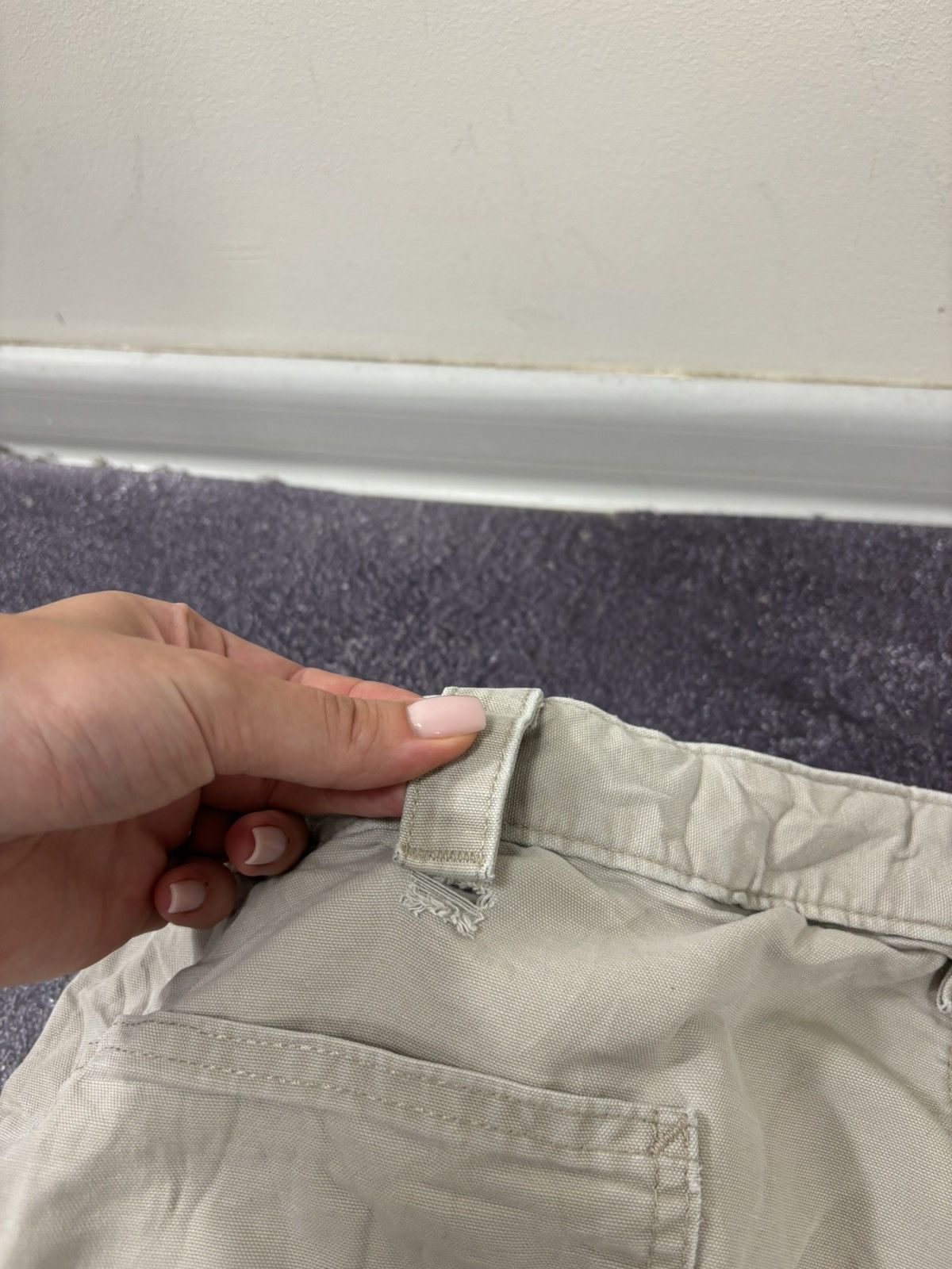 Carhartt Vintage Carhartt Original Dungaree Fit Beige Baggy Pants Size US 42 / EU 58 - 11 Thumbnail