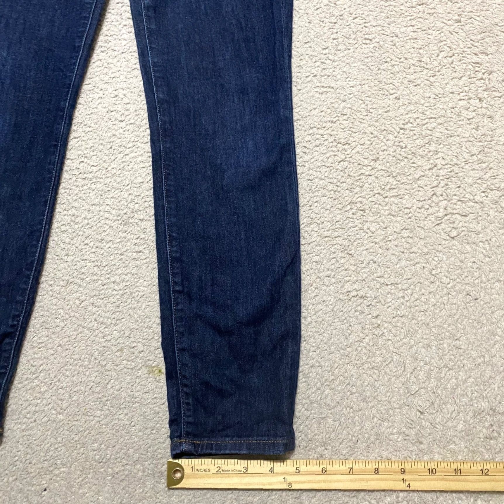 J.Crew J. Crew Jeans Womens sz 27 Blue Denim Dark Wash Mid Rise Skinny Size 27" / US 4 / IT 40 - 5 Thumbnail