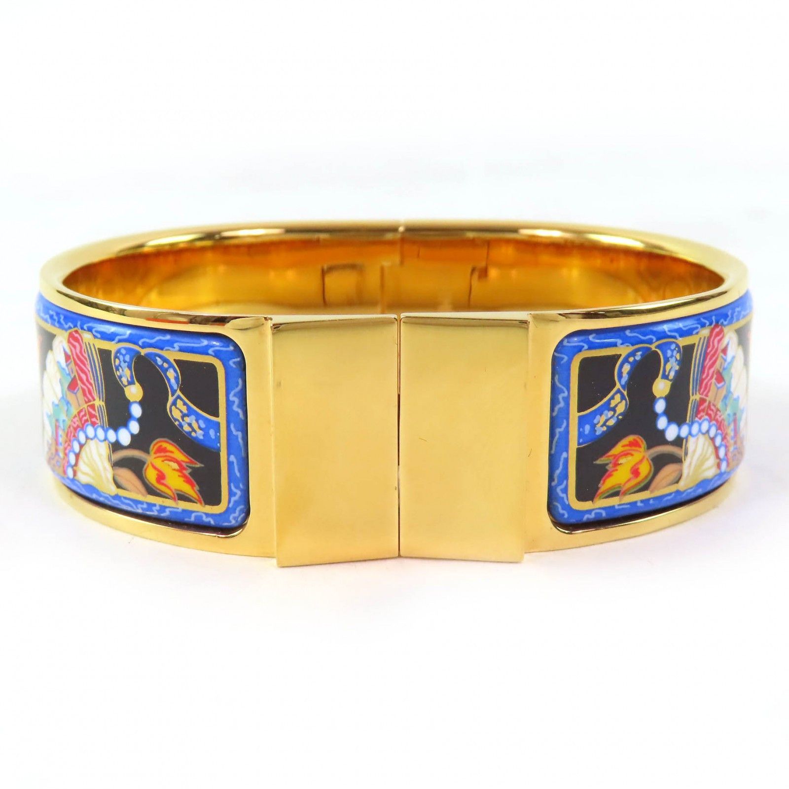 Hermes Hermes Hermes Cloisonne Enamel Bracelet Enamel Bracelet DUTY FREE for USA Size ONE SIZE - 1 Thumbnail