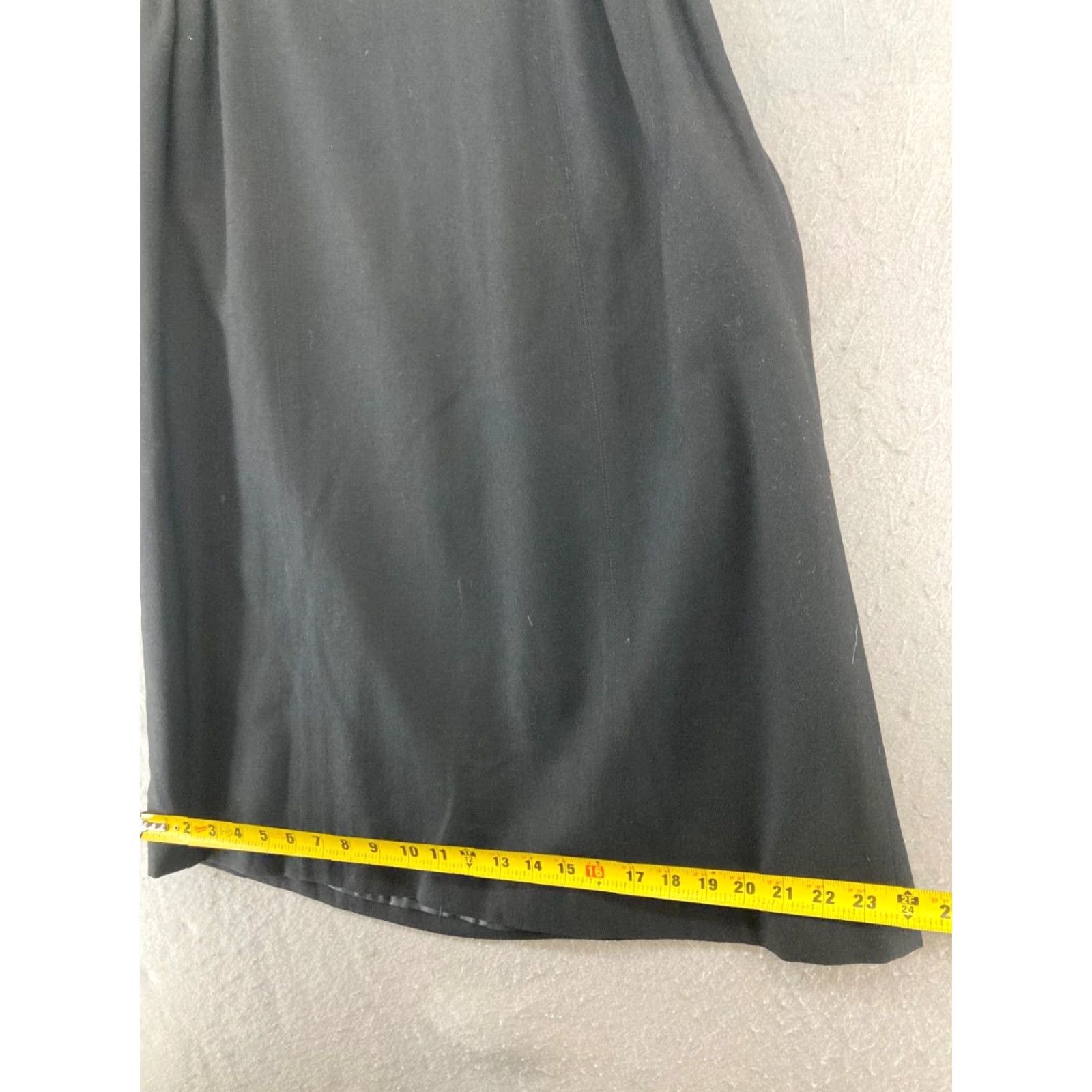 Talbots VINTAGE Talbots Skirt 12W Black Wool USA MADE Size 34" / US 12 / IT 48 - 3 Thumbnail