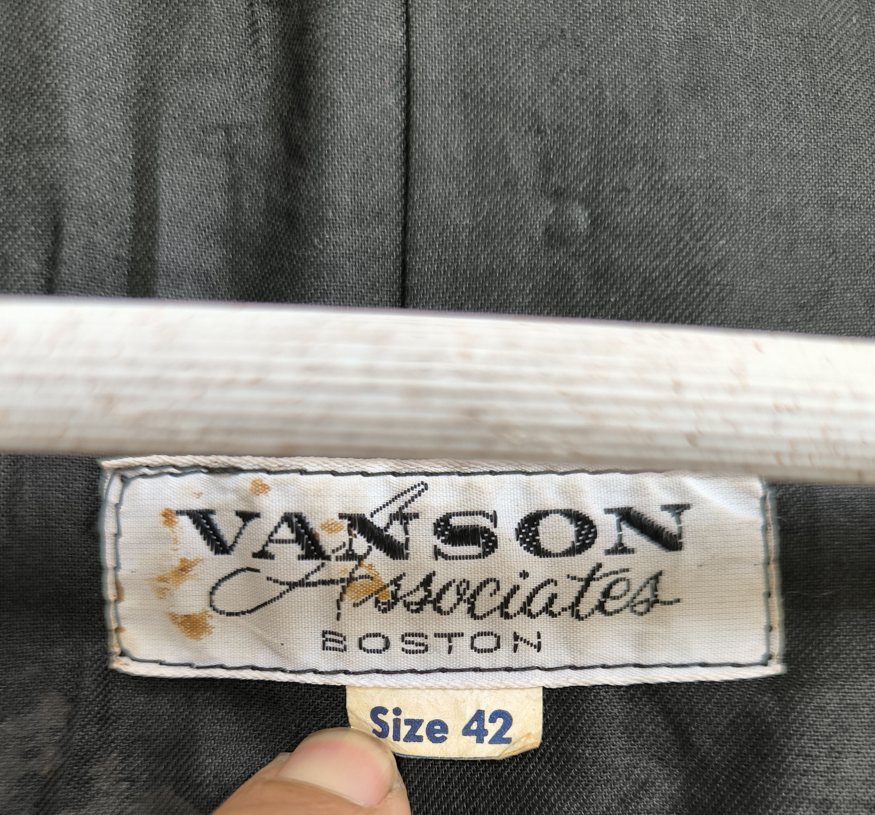 Vanson Leathers Vtg 80's VANSON ASSOCIATES BOSTON biker leather jacket Size US M / EU 48-50 / 2 - 8 Thumbnail