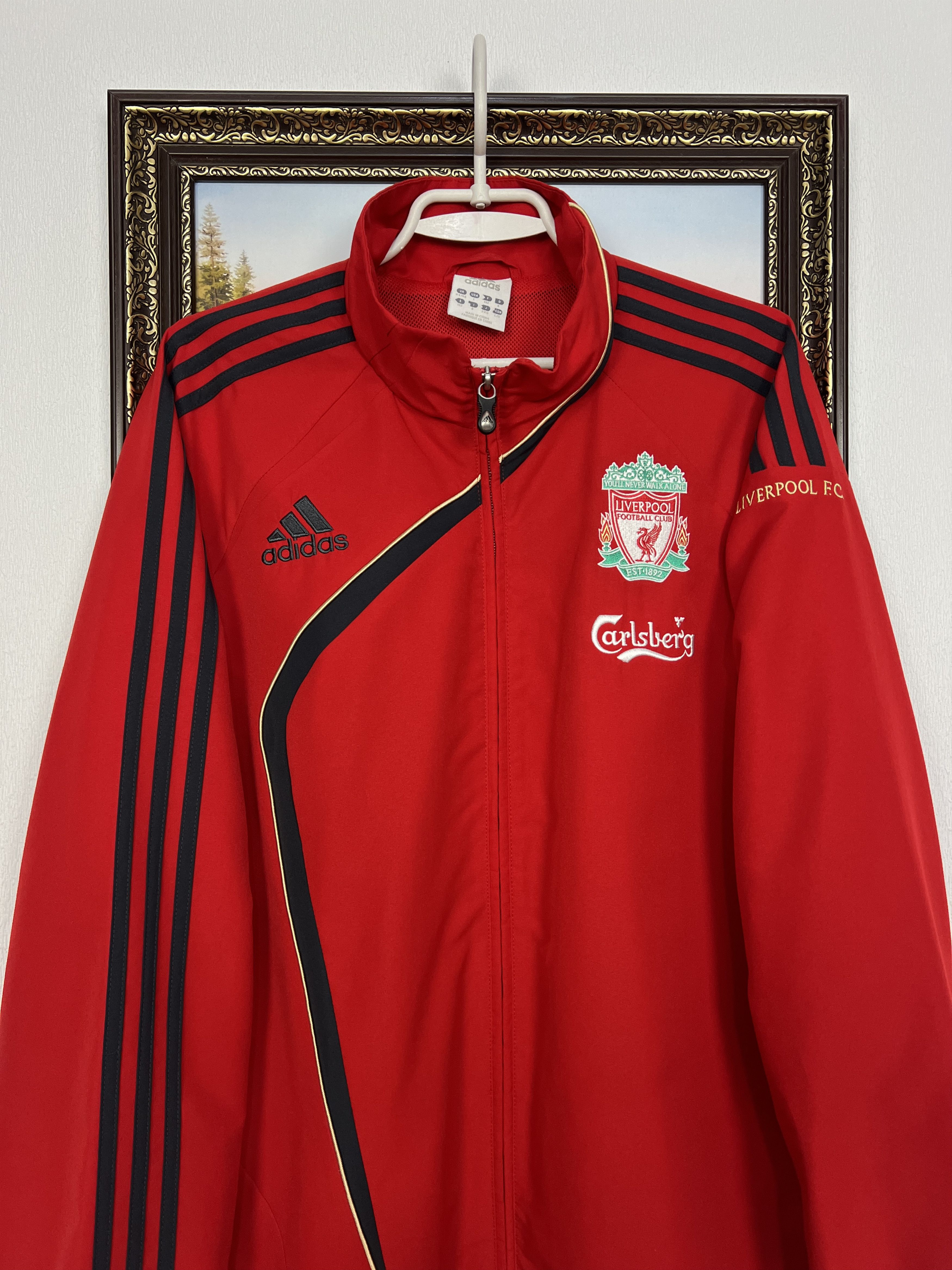 Adidas Vintage Liverpool Football Jacket Soccer Track Top Zip Size US L / EU 52-54 / 3 - 2 Thumbnail