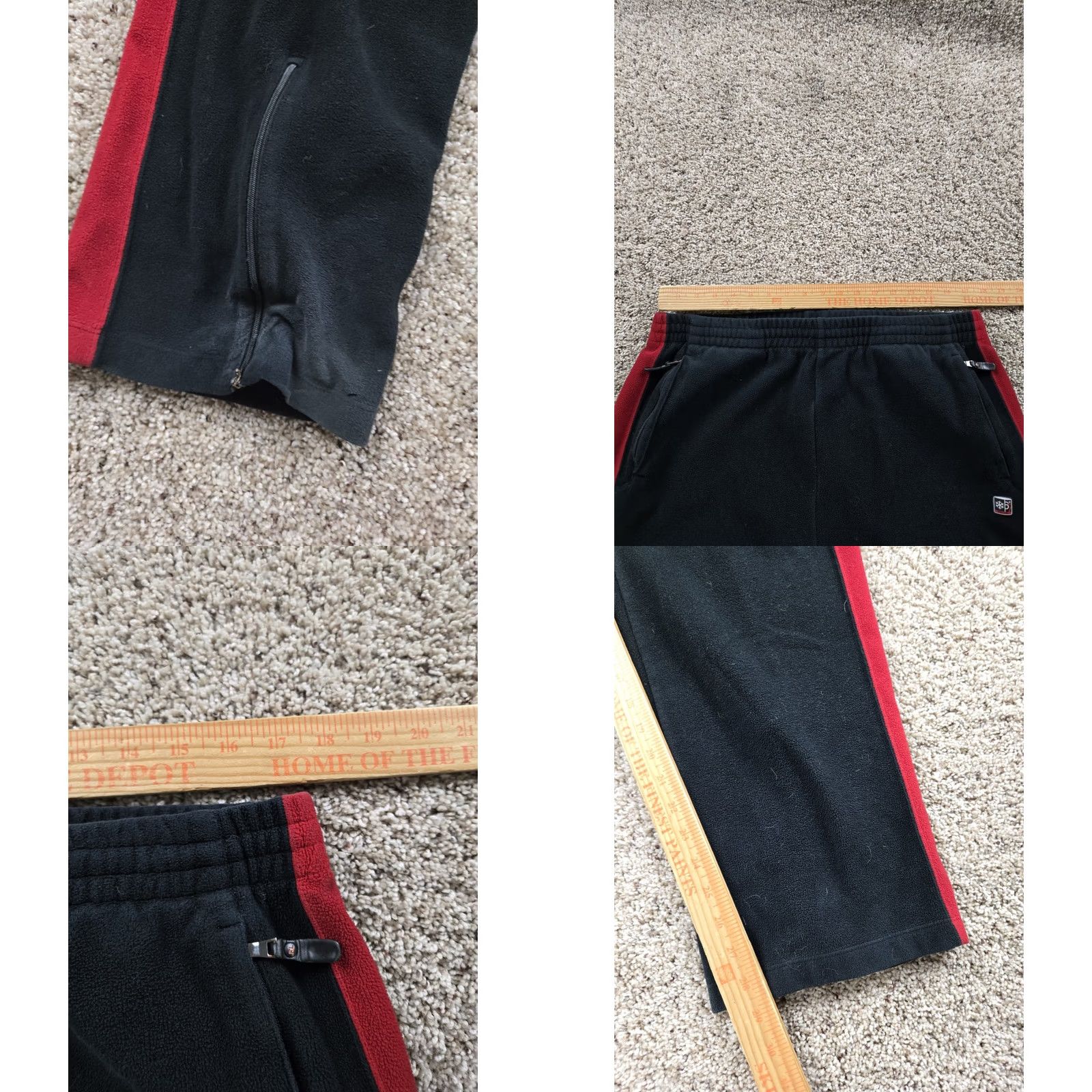 Polo Ralph Lauren VINTAGE Polo Ralph Lauren Active Sweatpants Large Mens Black Straight Leg Y2K Size US L / EU 52-54 / 3 - 8 Thumbnail