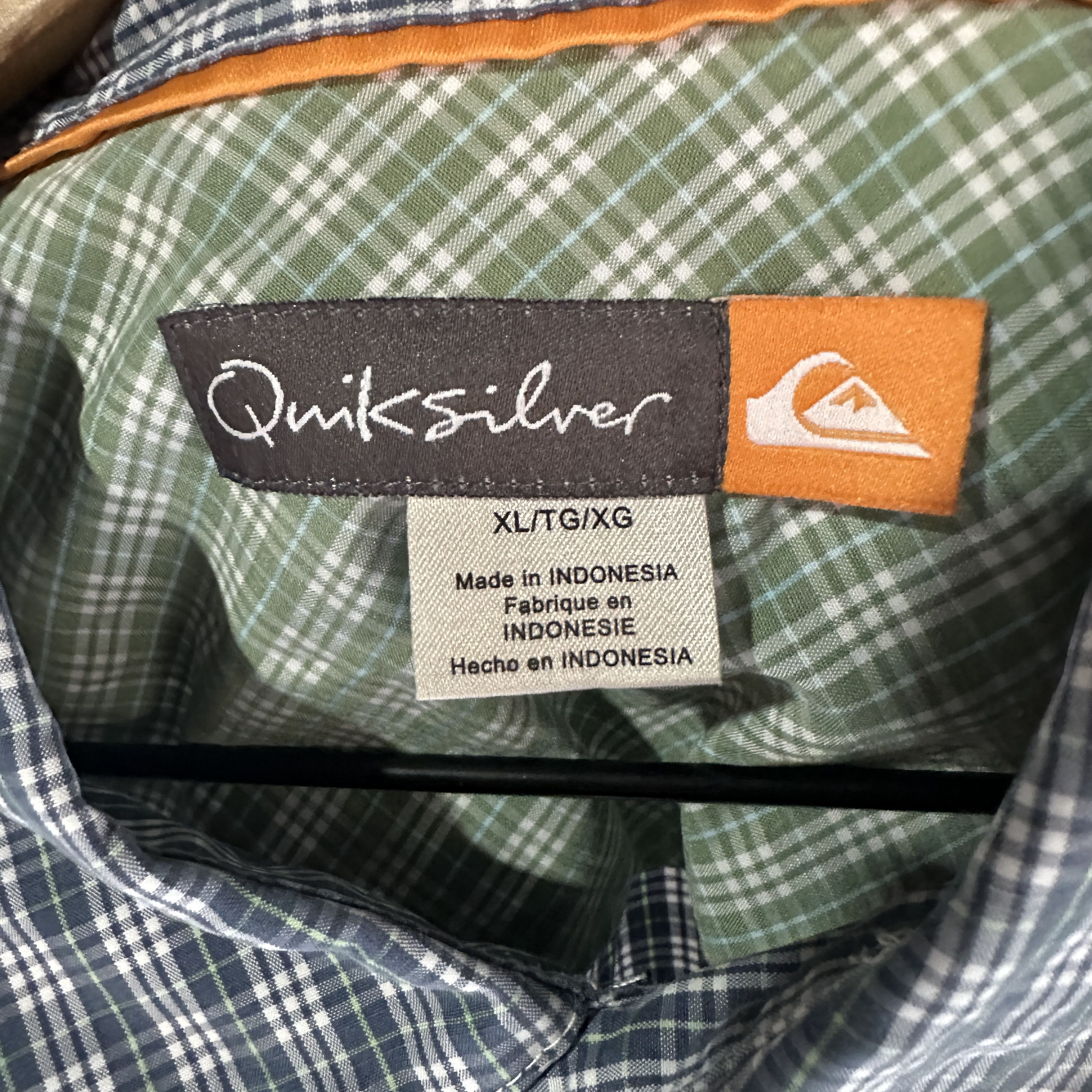 Quiksilver Quicksilver Waterman Button Up Shirt Mens Check Size US XL / EU 56 / 4 - 9 Thumbnail