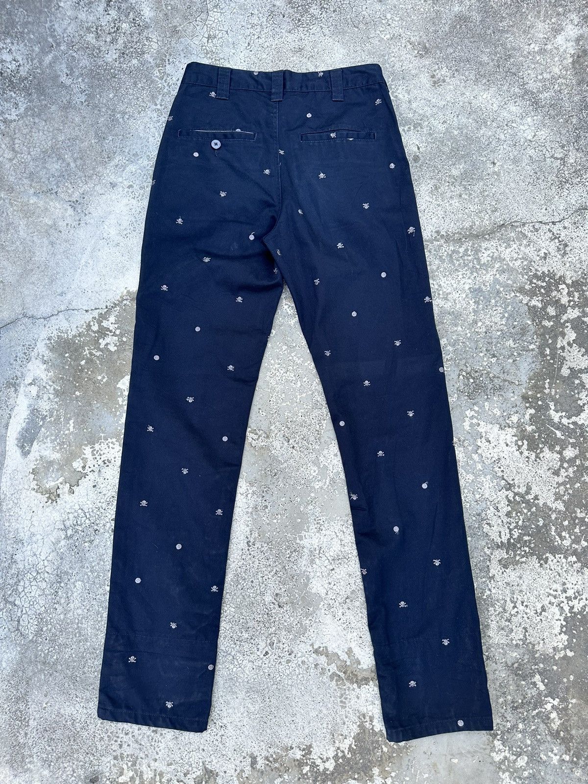 14th Addiction Roushatte Skull Punk Monogram Denim F67 Size US 28 / EU 44 - 3 Thumbnail