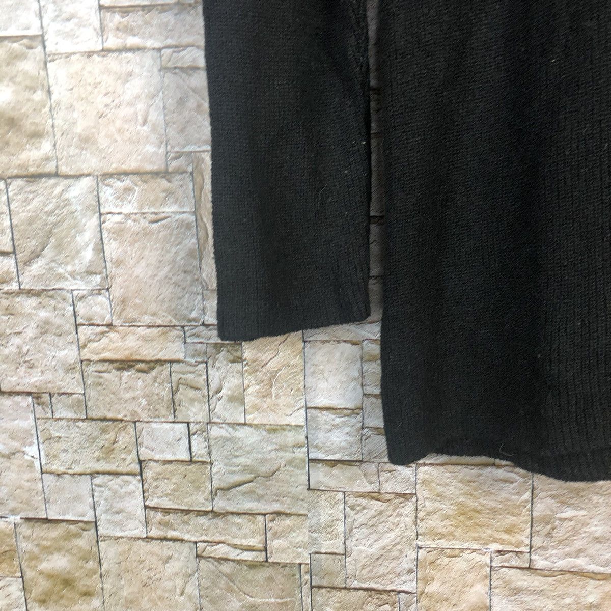 Homespun Knitwear × Japanese Brand Rich Hoble Black Cardigan Knitwear #A202 Size L / US 10 / IT 46 - 7 Thumbnail
