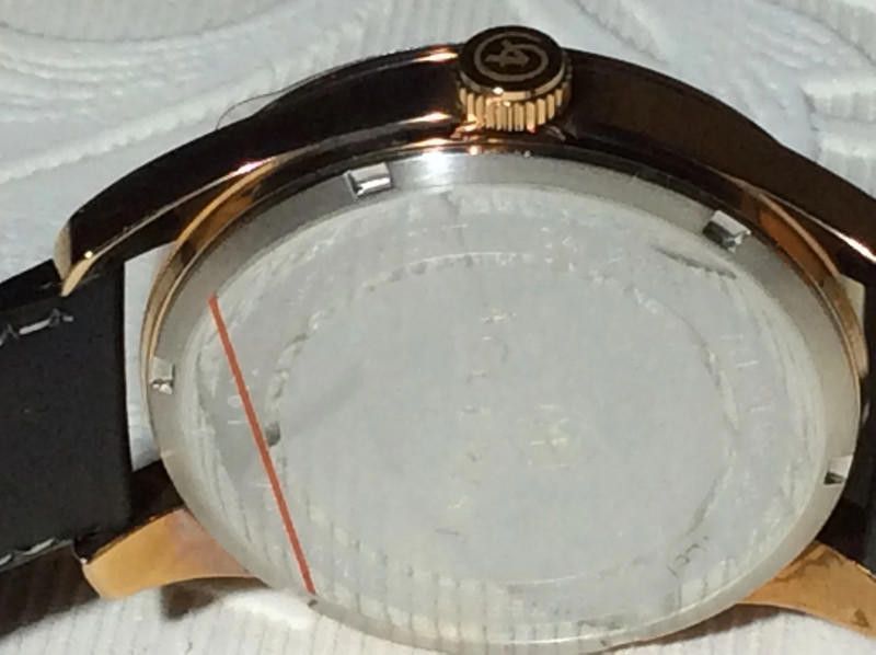 Designer Accurist men's black dial black leather strap watch Size ONE SIZE - 7 Thumbnail