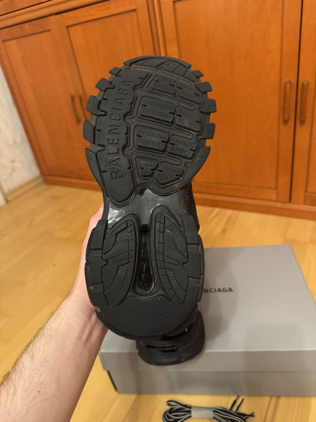 Balenciaga Balenciaga Track Triple Black Size US 11 / EU 44 - 9 Thumbnail