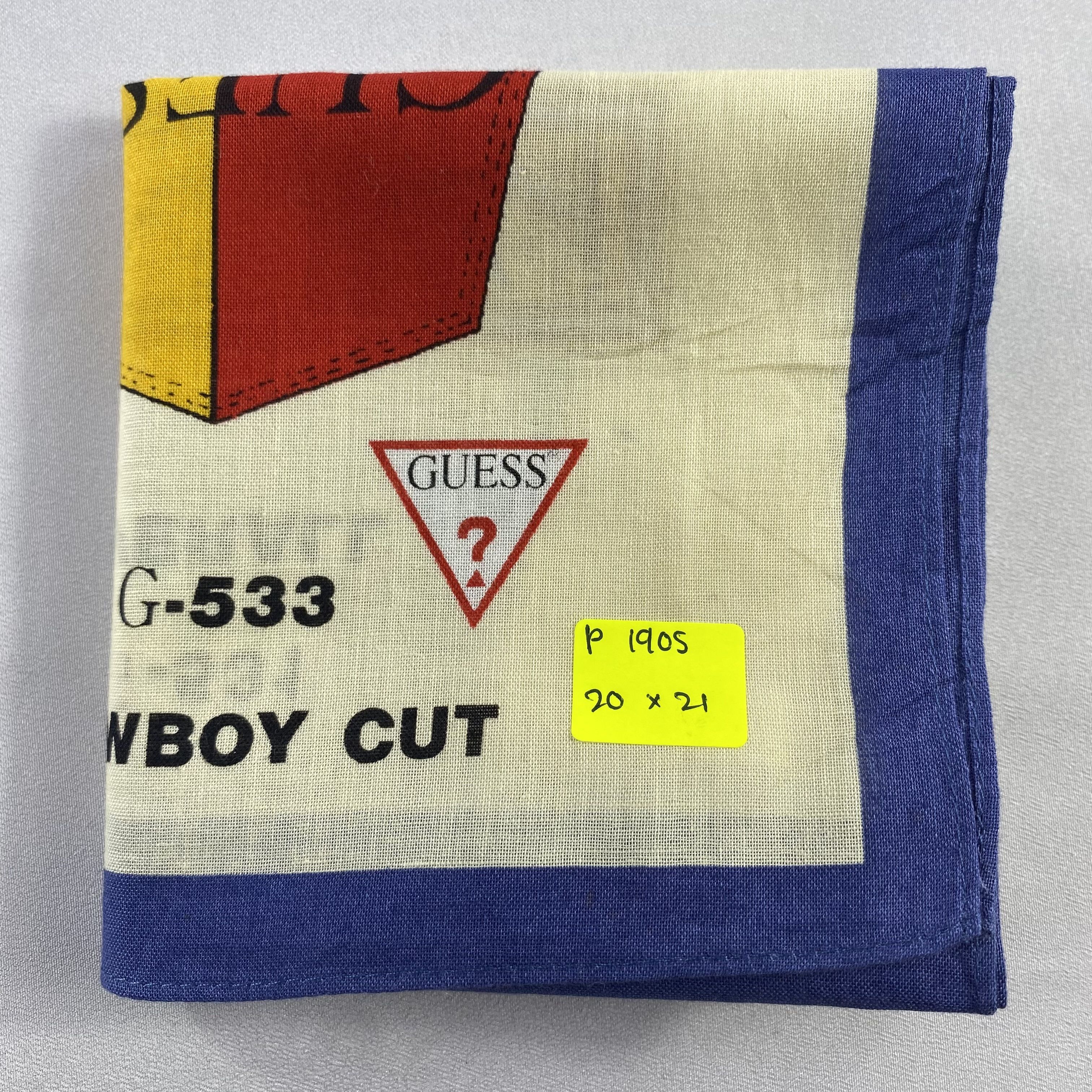 Guess × Vintage Guees Bandana/ Handkerchief / Neckerchief-P1905 Size ONE SIZE - 5 Thumbnail