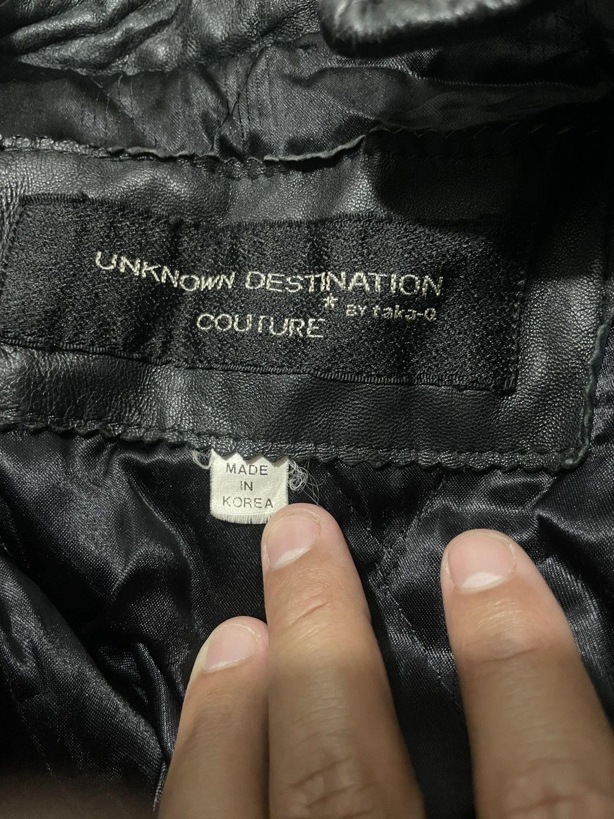 Vintage Unknown destination leather jacket Size US XL / EU 56 / 4 - 10 Thumbnail