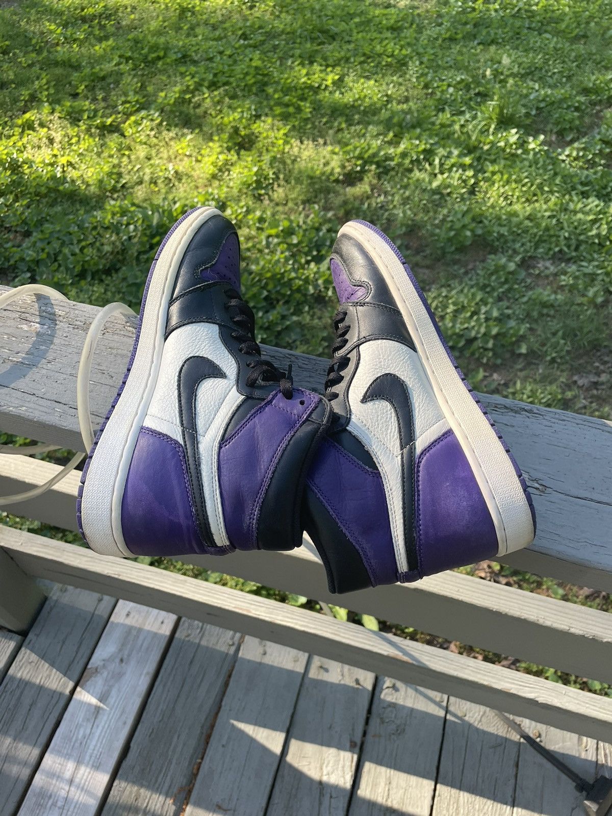 Jordan 1 court purple 1.0 Sz 10.5