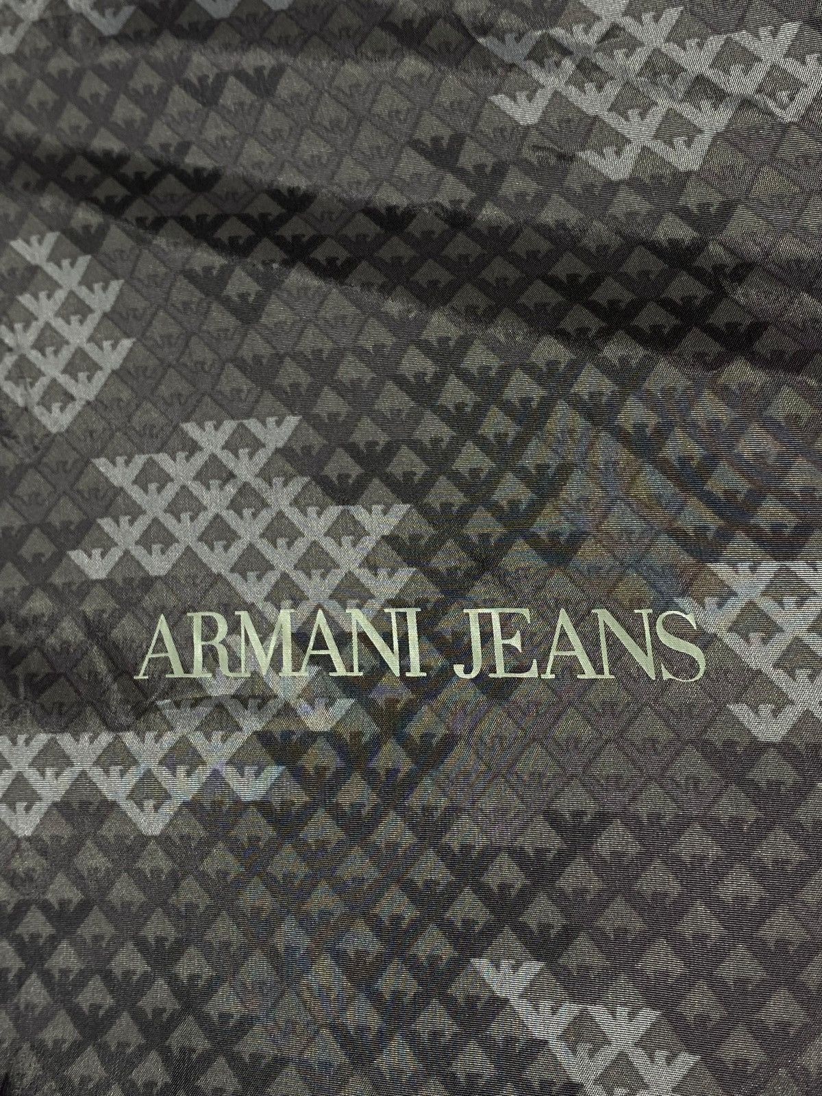 Armani 🔥 Y2K ARMANI JEANS REVERSIBLE NYLON BOMBER MILANO FLEX Size US L / EU 52-54 / 3 - 19 Thumbnail