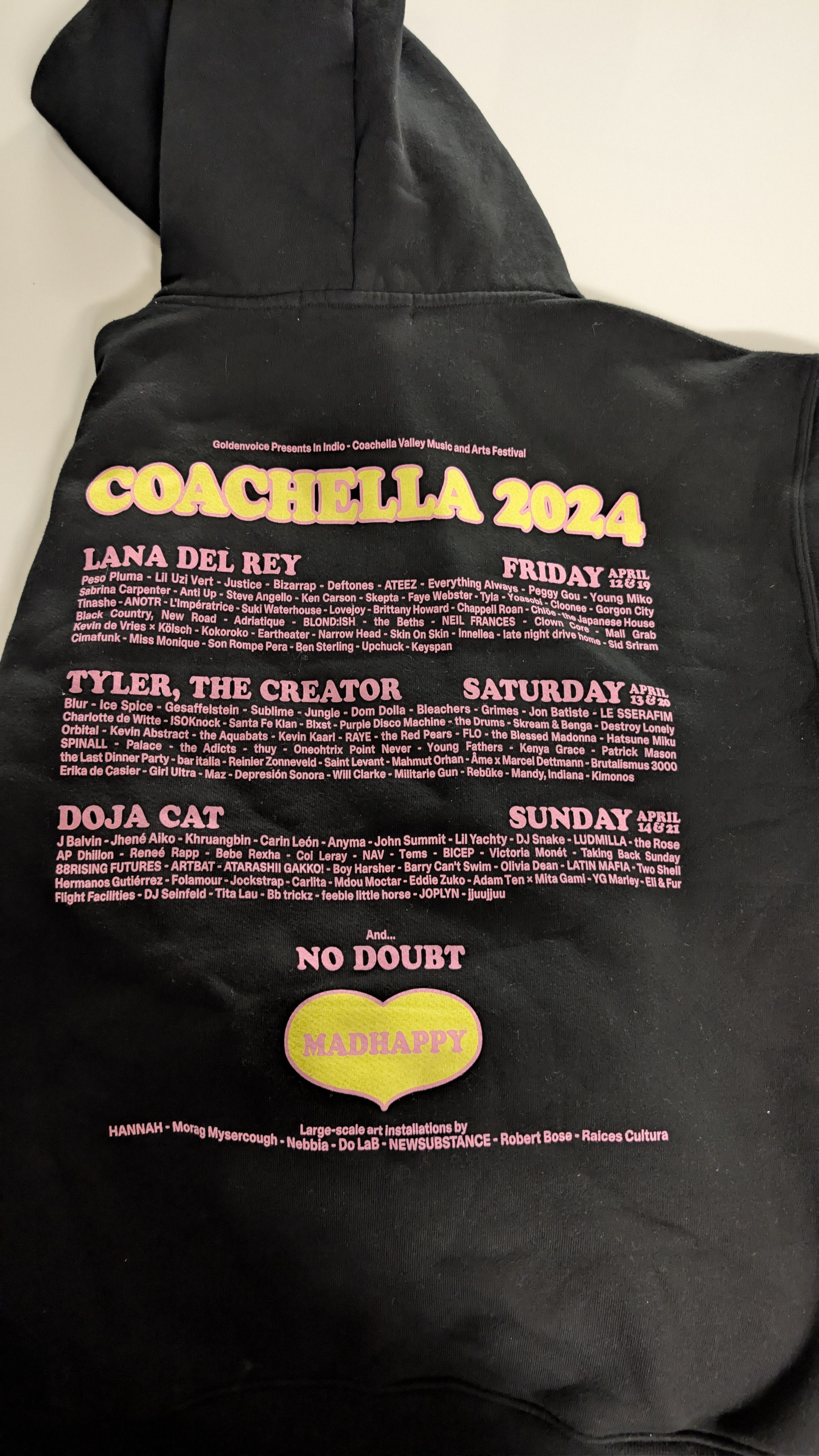 Madhappy Madhappy x Coachella 2024 Lineup Hoodie Size US M / EU 48-50 / 2 - 3 Thumbnail
