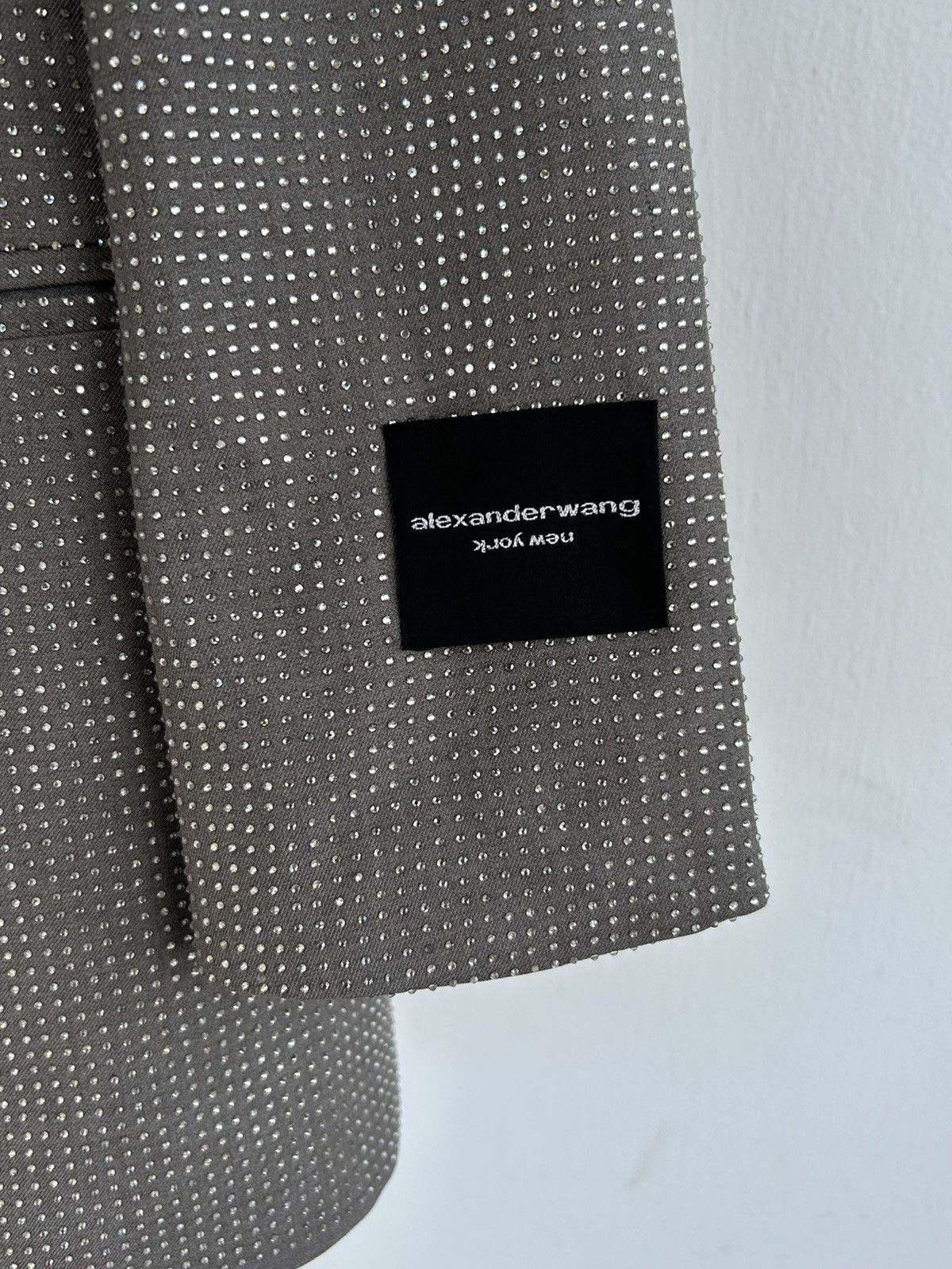 Alexander Wang Holy Grail❗️Crystal Blazer Size 46R - 3 Thumbnail