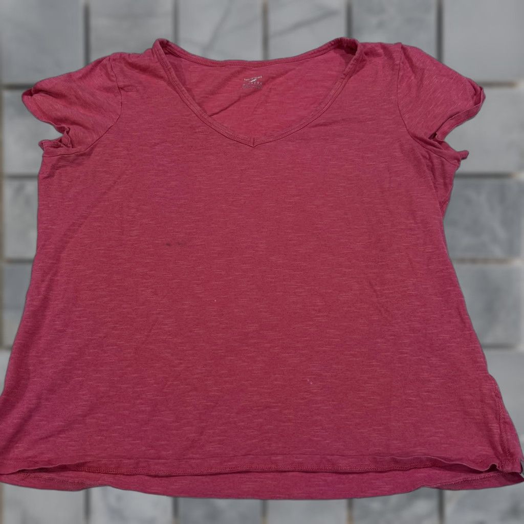 Vintage Horny Toad T Shirt Women XL Pink V Neck Organic Cotton Blend Relaxed Casual UNUSED FlAW Size XL / US 12-14 / IT 48-50 - 1 Thumbnail