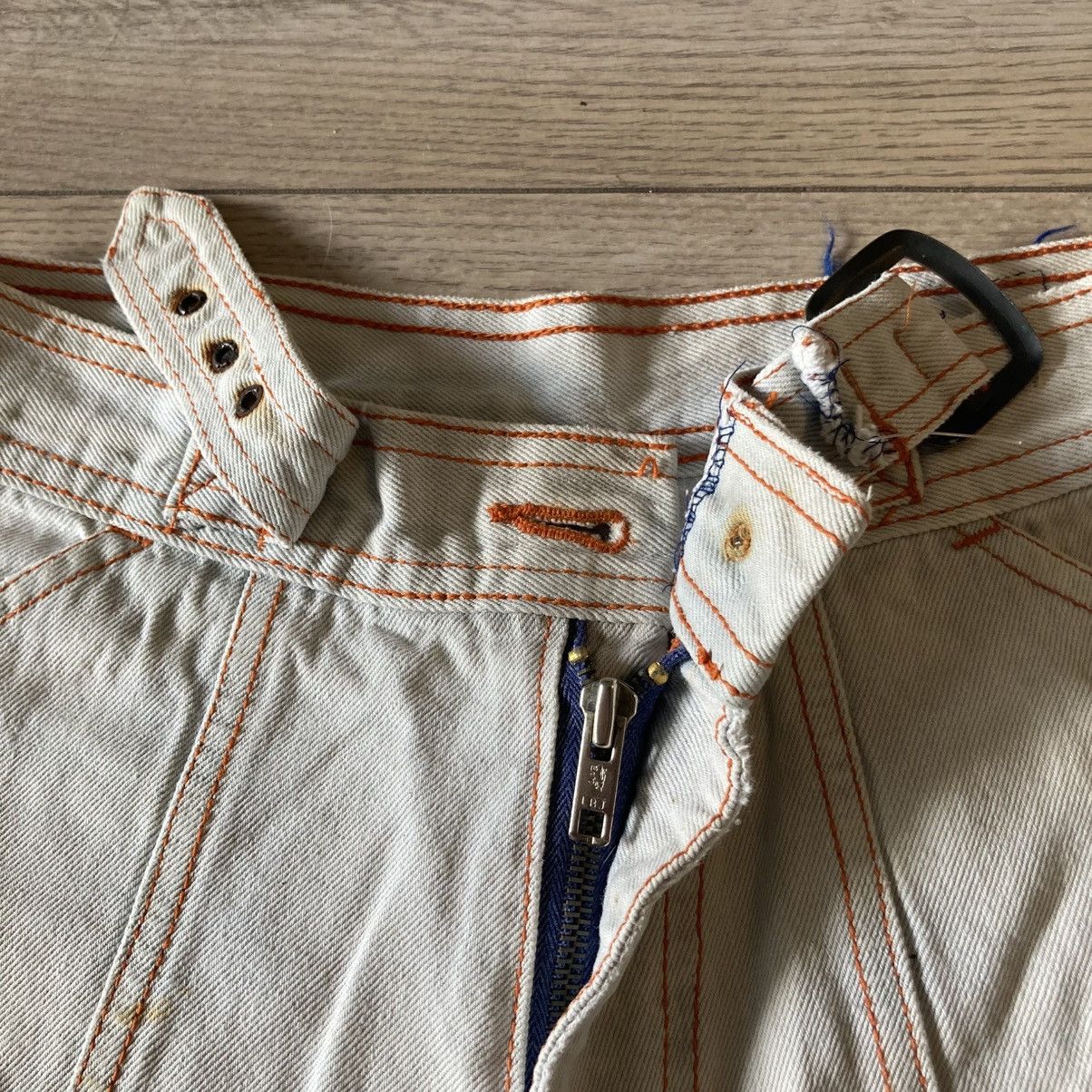 Other 1970s white denim braxton flared jeans Size 26" / US 2 / IT 38 - 3 Thumbnail