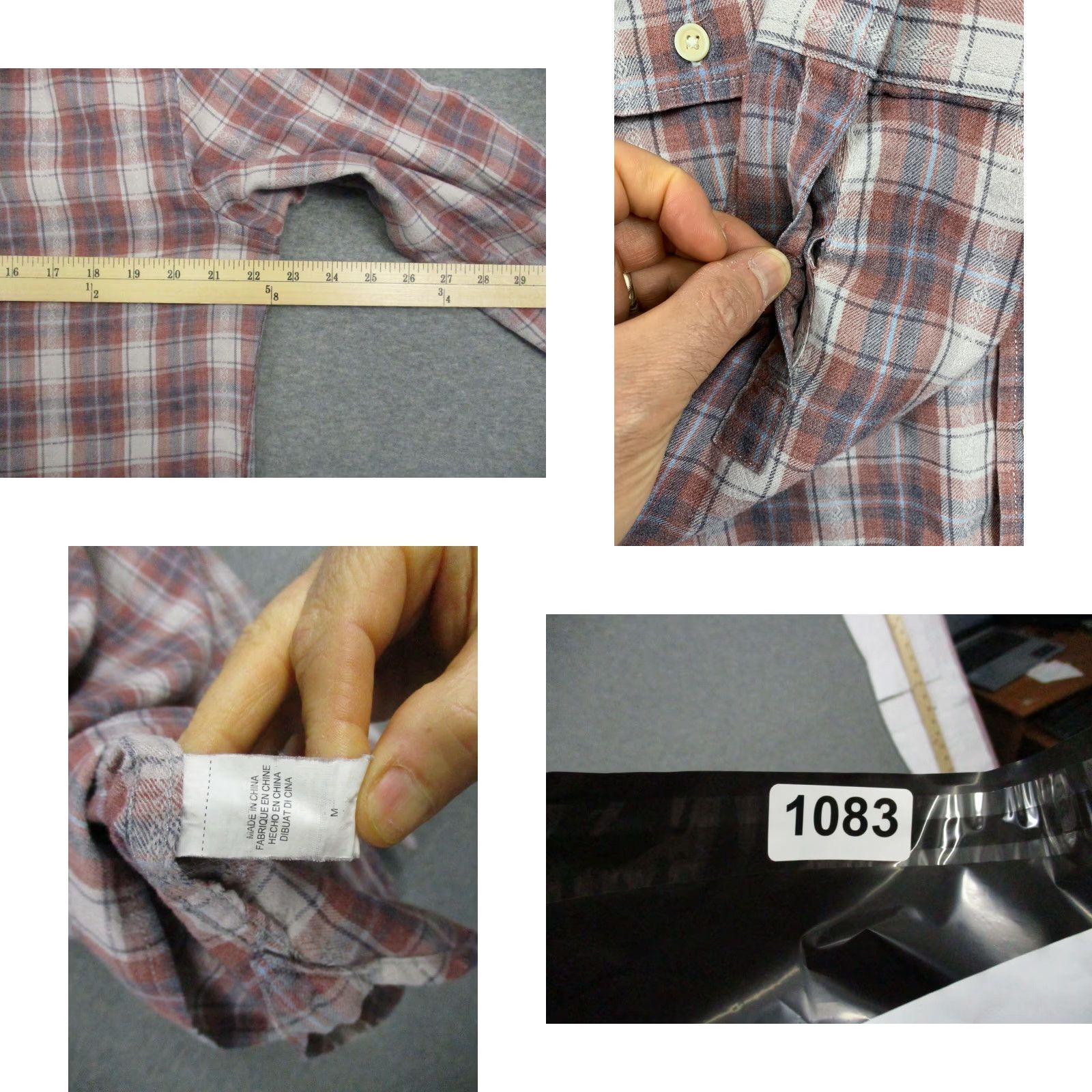 Lucky Brand Lucky Brand Shirt Medium Men Flannel Plaid Button Front Southwestern Pattern Size US M / EU 48-50 / 2 - 8 Thumbnail