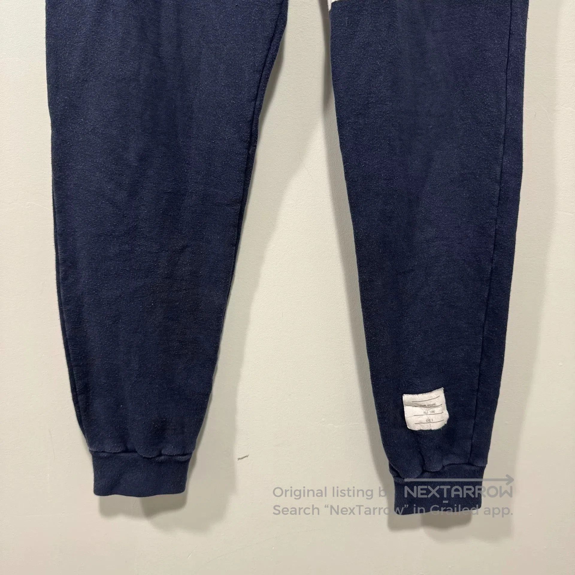 Thom Browne Thom Browne Navy Sweatpants Size 3. Size US 30 / EU 46 - 7 Thumbnail
