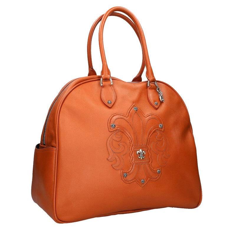 image of Chrome Hearts Bs Flare Gym Bag in Brown, Men's