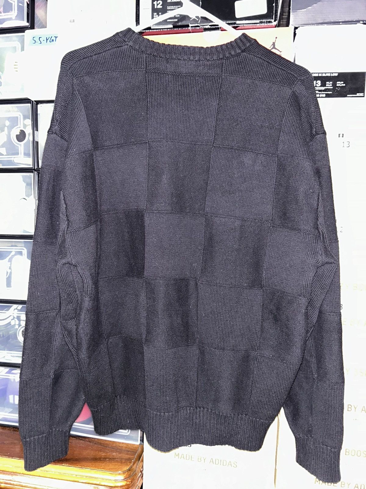 Supreme Supreme Tonal Checkerboard Small Box Sweater SS21 Medium Size US M / EU 48-50 / 2 - 2 Thumbnail