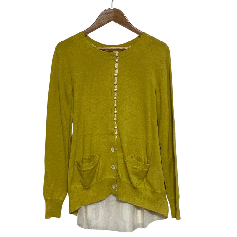 Sacai Sacai Sacai Docking Knit Cardigan Textile Tops DUTY FREE for USA Size ONE SIZE - 1 Thumbnail