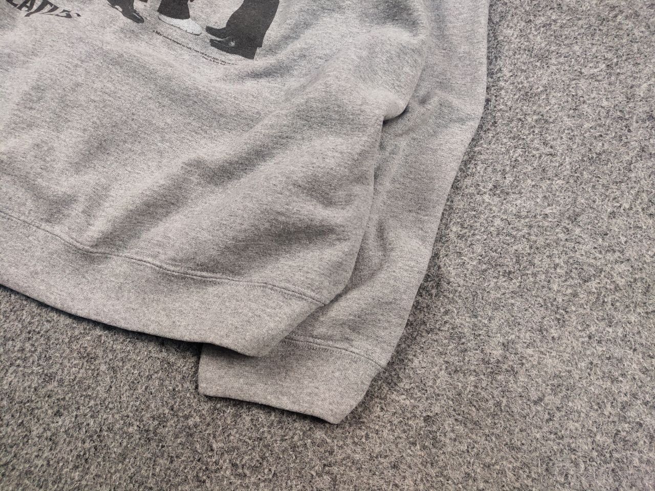 Band Tees Vintage The Beatles Band Logo Blank Gray Zip Hoodie Size US M / EU 48-50 / 2 - 5 Thumbnail