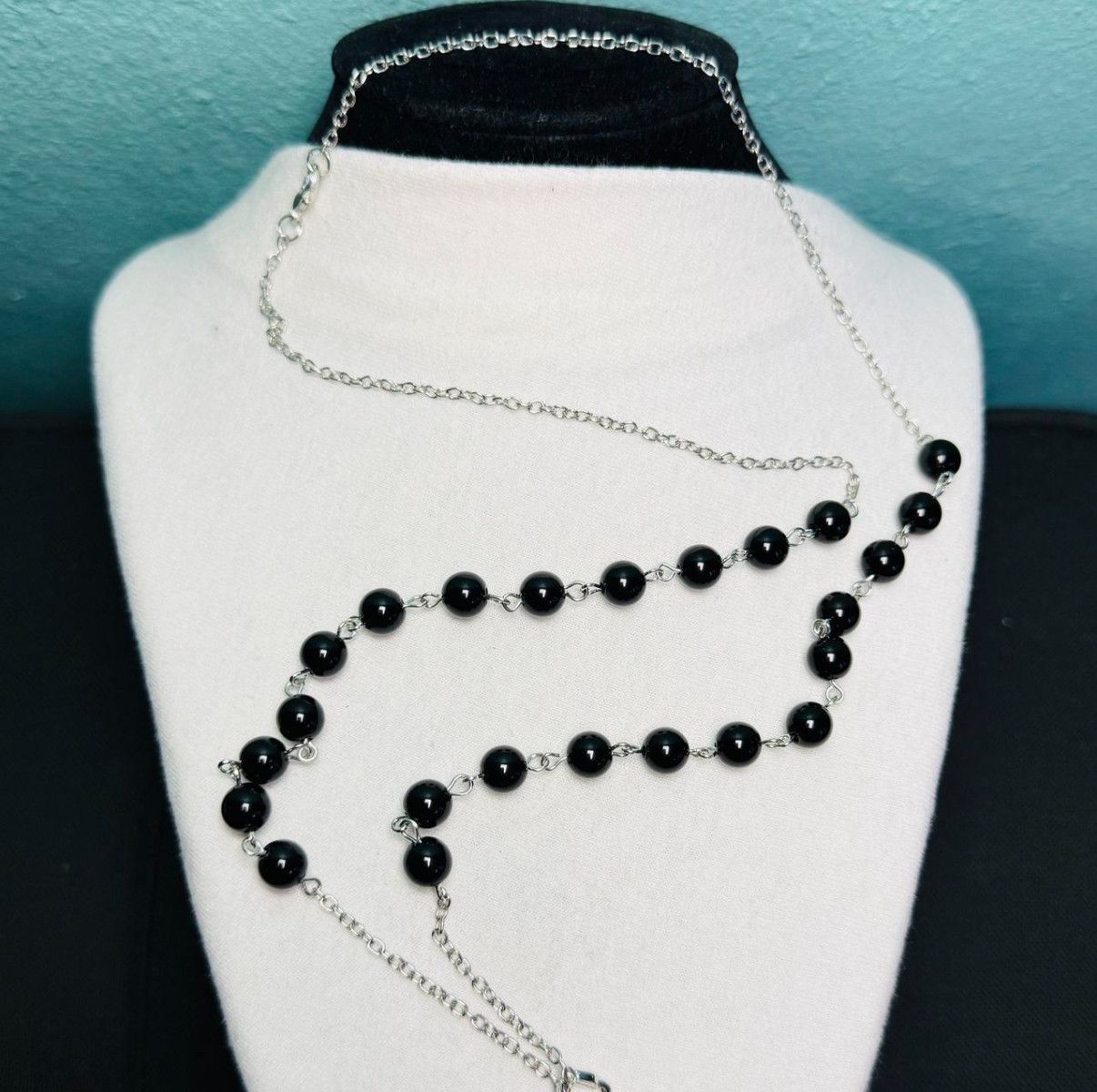 Other Black & silver gothic necklace Size ONE SIZE - 2 Thumbnail