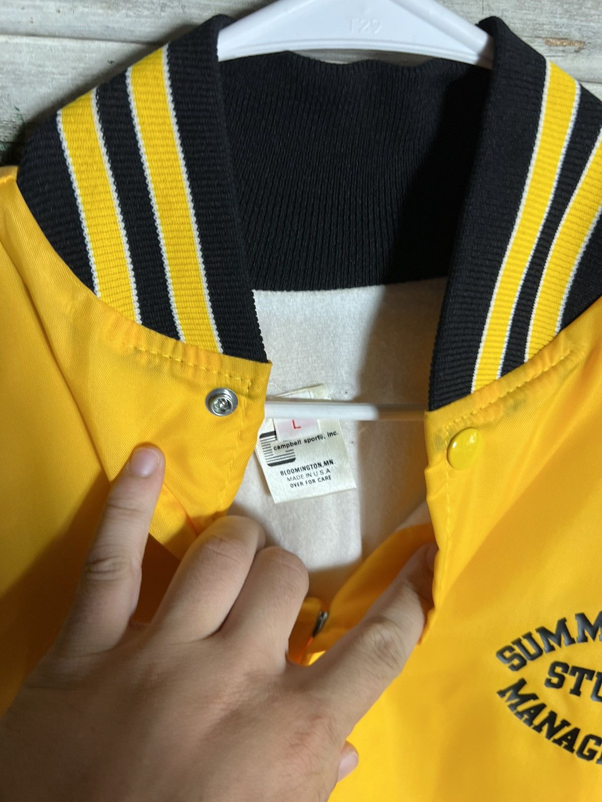 Vintage Vintage Summer School Student Management Jacket Size US L / EU 52-54 / 3 - 5 Thumbnail