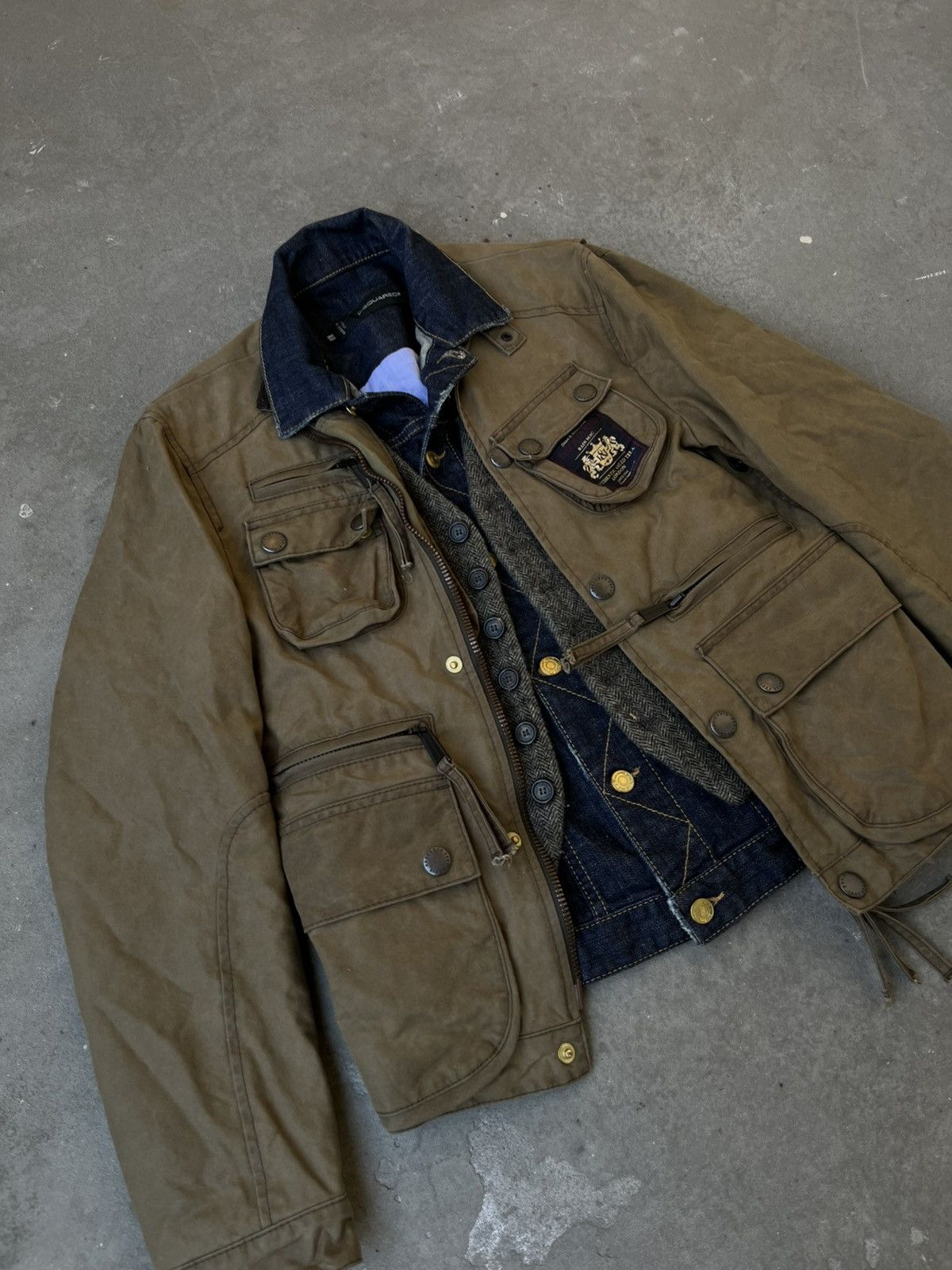 Dsquared2 Dsquared2 FW12 triple layered waxed jacket Size US S / EU 44-46 / 1 - 2 Thumbnail
