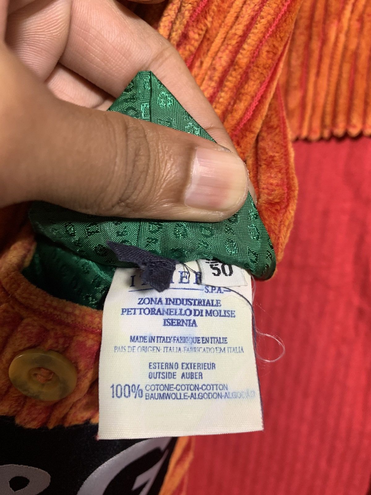 Dolce & Gabbana 🔥D&G CORDUROY ORANGE JACKETS ITALY Size US M / EU 48-50 / 2 - 11 Thumbnail