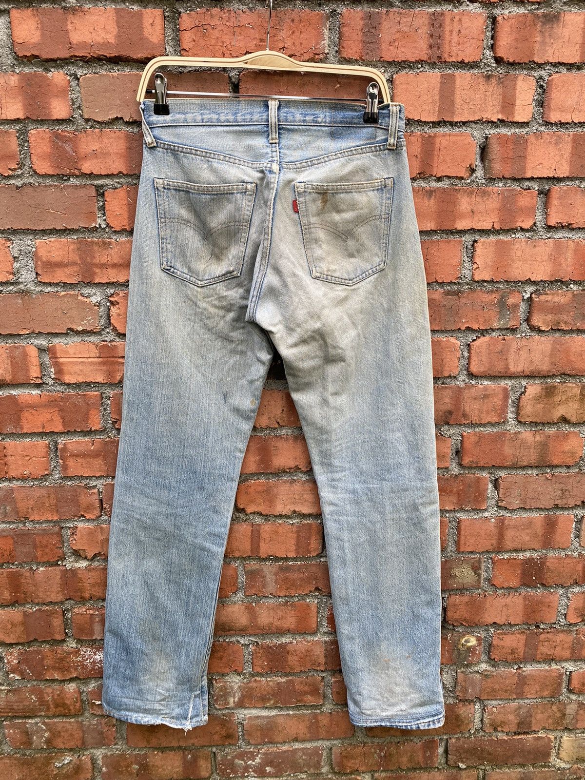 Levi's × Levi's Vintage Clothing × Vintage size 31x32 vintage levi's redline 80s diatressed denime Size US 31 - 2 Thumbnail