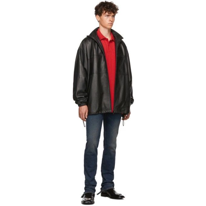 Balenciaga Balenciaga Lamb Leather Track Top Jacket Size US S / EU 44-46 / 1 - 10 Thumbnail