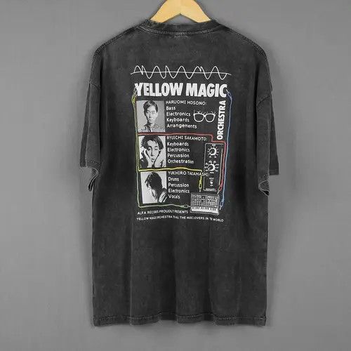 Japanese Brand Yoshimi x Mirei YMO T-SHIRT Vintage Size US XXL / EU 58 / 5 - 8 Thumbnail