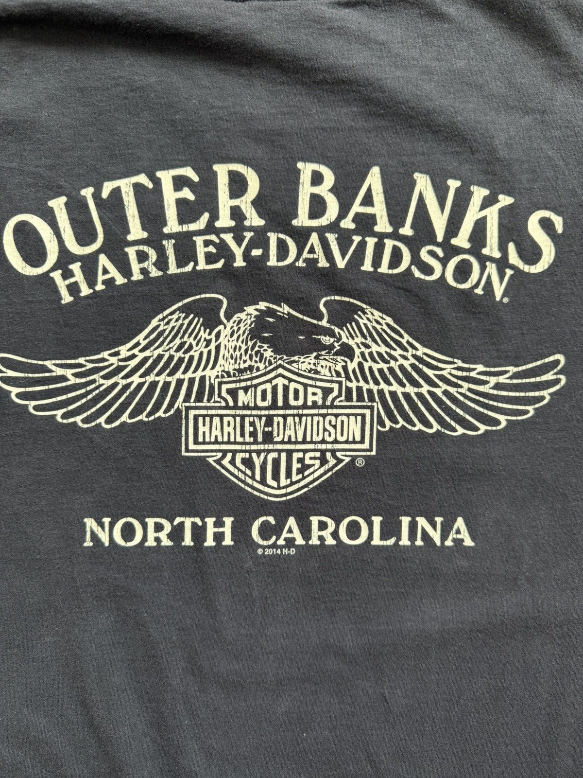 Harley Davidson 2014 Harley Davidson Outer Banks Eagle Wings shirt Size US L / EU 52-54 / 3 - 4 Thumbnail