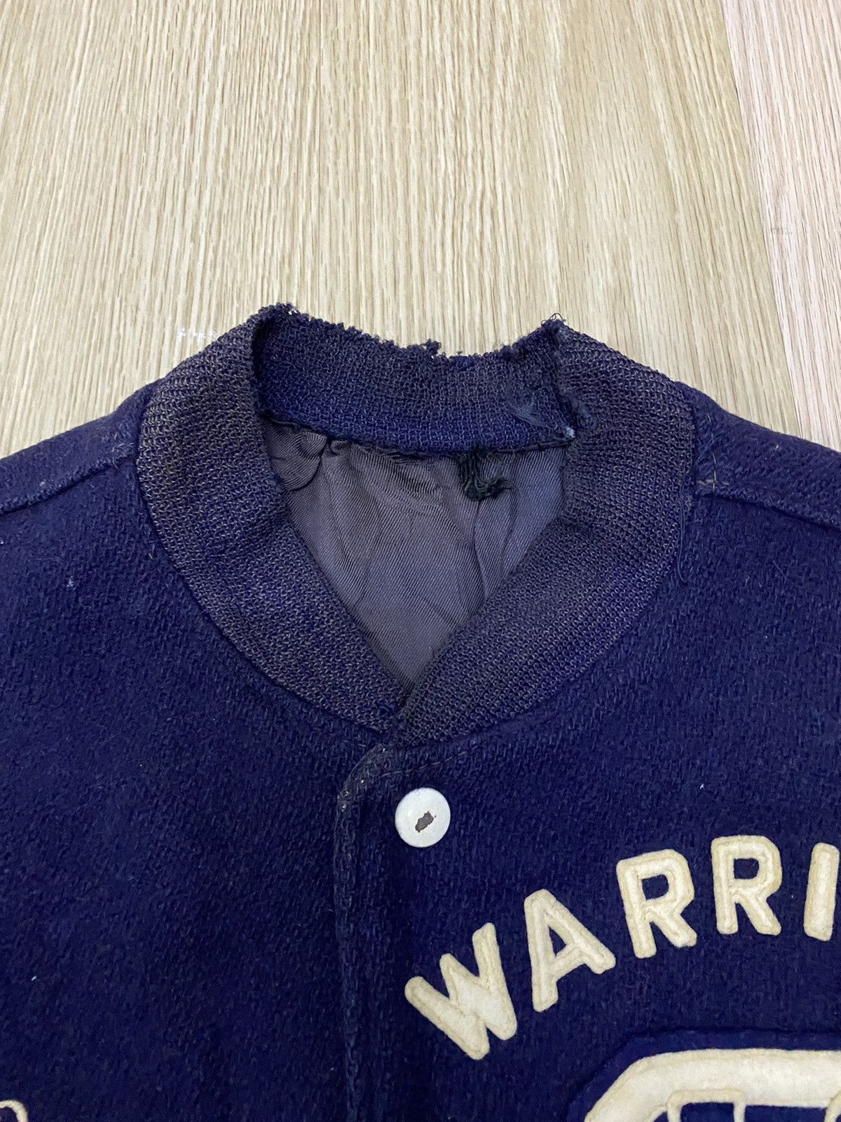 Vintage Vintage SK warriors distressed varsity jacket Size US M / EU 48-50 / 2 - 5 Thumbnail