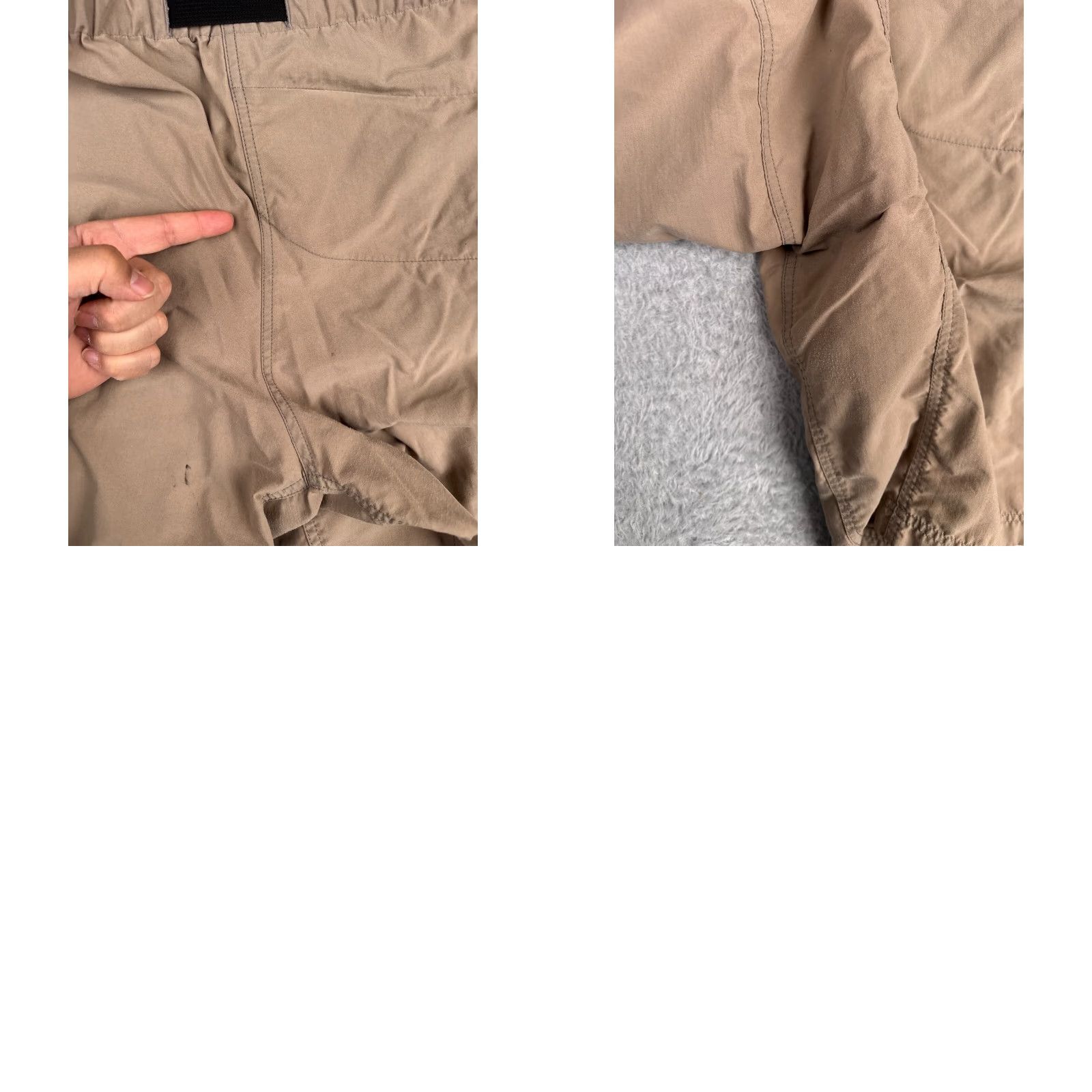 Patagonia VINTAGE Patagonia Shorts Men 38 Beige Nylon Belted Cargo Pocket 10in Inseam Outdoor Beach Army 90s Size US 38 / EU 54 - 11 Thumbnail