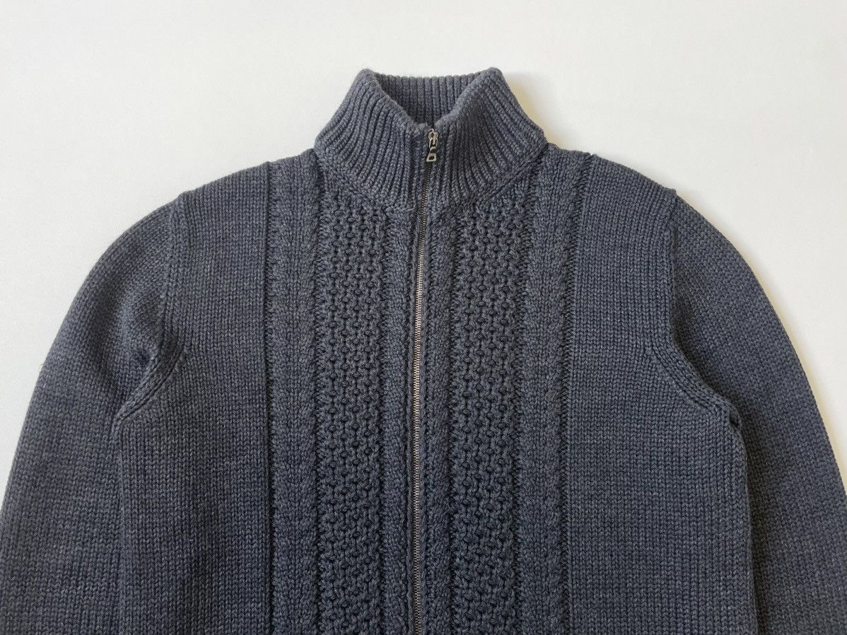 Prada A/W 10 Heavy Wool Drivers Zip Cardigan Size US L / EU 52-54 / 3 - 2 Thumbnail