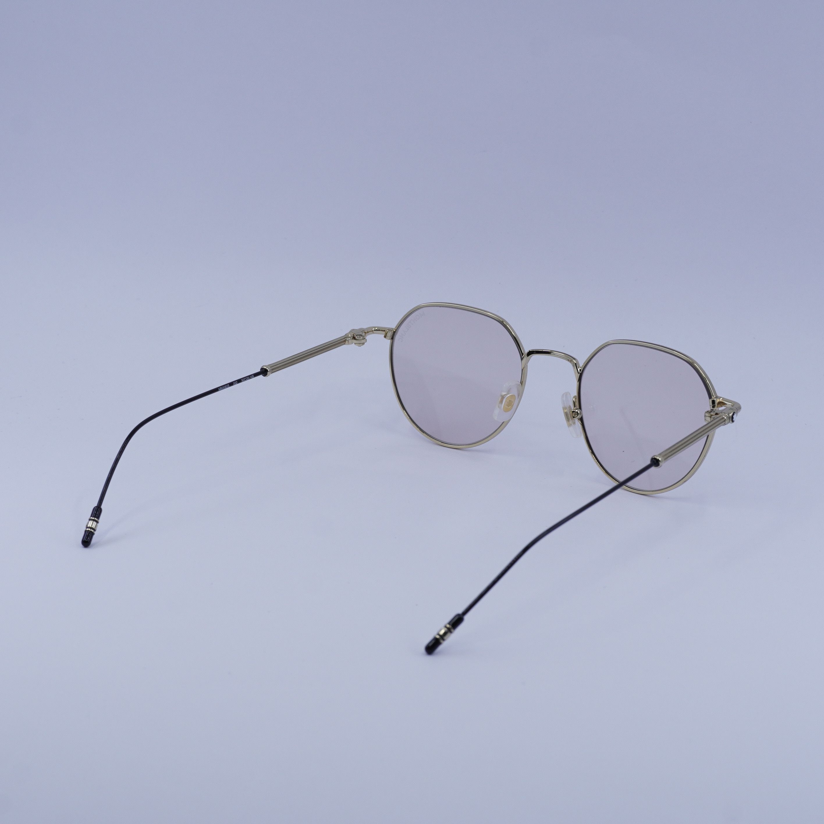 Montblanc Montblanc MB0060S 002 Sunglasses Gold/Black Square Frame, Size ONE SIZE - 4 Thumbnail