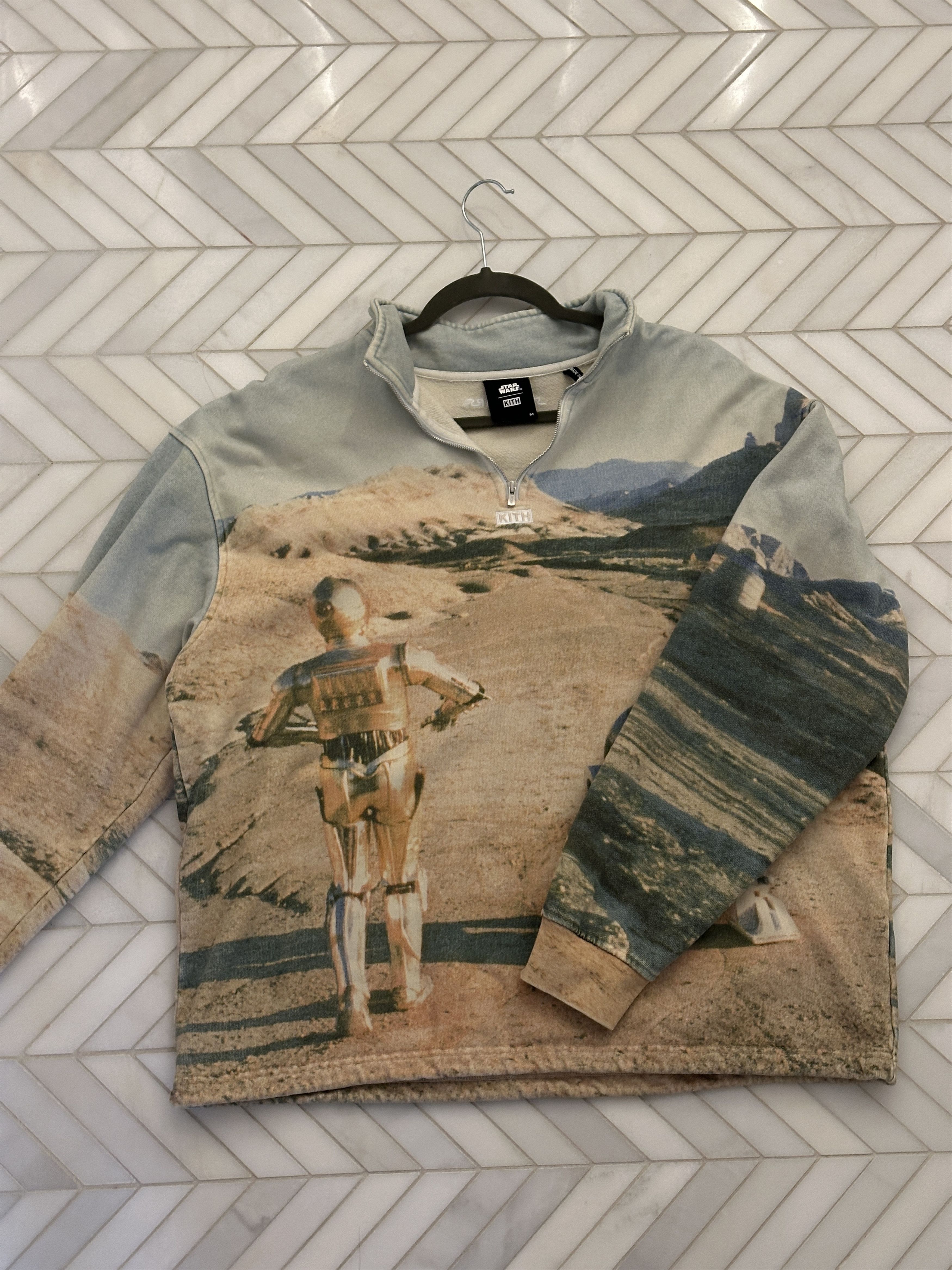 Kith Kith For Star Wars Droids Quarter Zip 'Hallow' Size US M / EU 48-50 / 2 - 4 Thumbnail