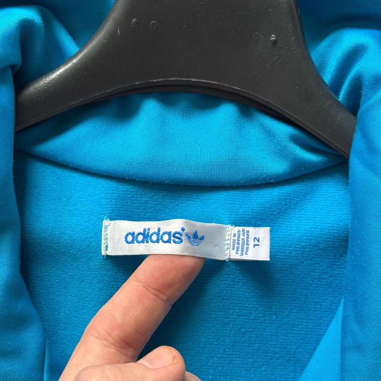 Adidas Vintage 3 Stripes Big Logo Track Jacket Adidas Blue Size US S / EU 44-46 / 1 - 11 Thumbnail