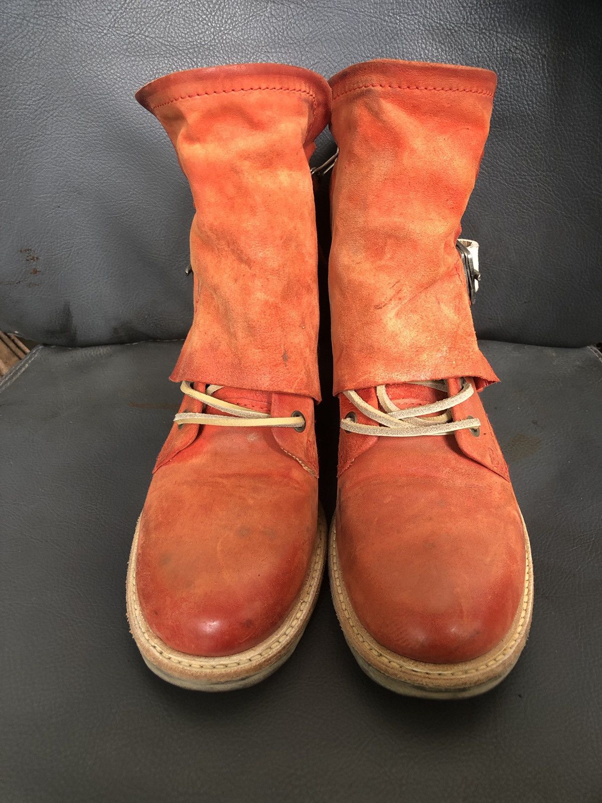 A.S.98 A.S 98 Red Leather Women’s Boots Size 36 Size US 5.5 / IT 35.5 - 4 Thumbnail