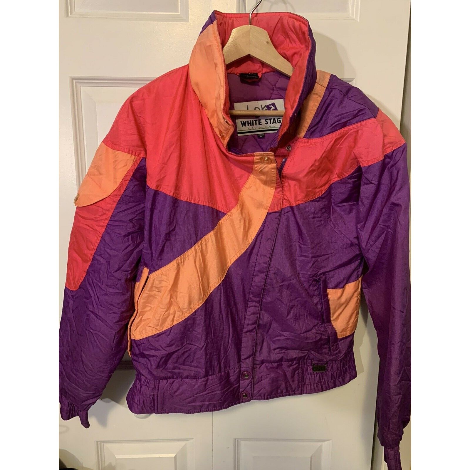 Other Vintage White Stag Ski Wear Pink Purple Orange Winter Snow J Size M / US 6-8 / IT 42-44 - 6 Thumbnail